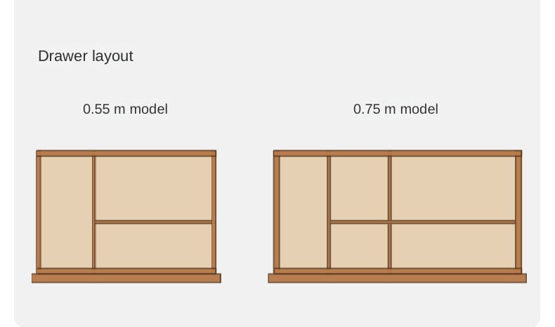 Oak Solid Wood, Solid Rubberwood Vanity Table Hidden Makeup Mirror.