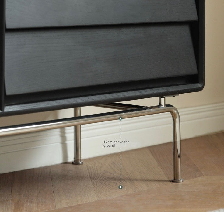 Oak Solid Wood Light French TV Cabinet.