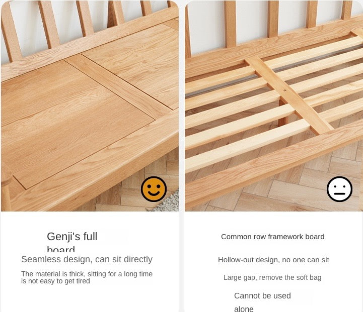 Oak, Ash Solid Wood Modern Nordic Fabric Sofa.