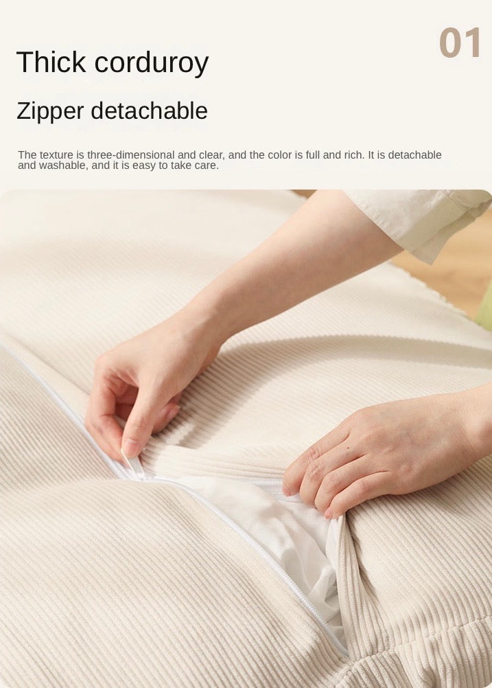 Technology Cloth Sofa Bed, Cream Style Leisure