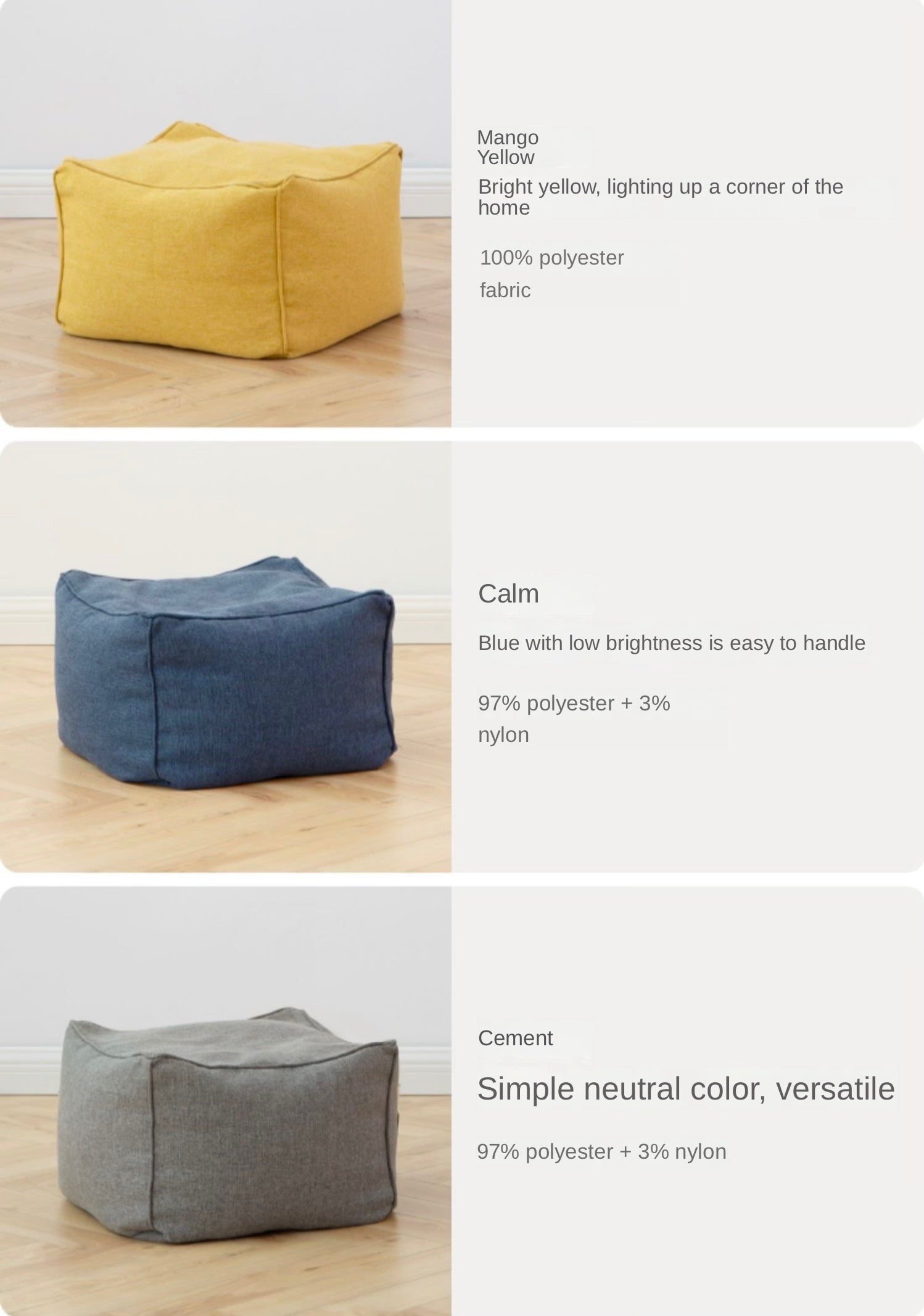 Pouf Simple Polyester
