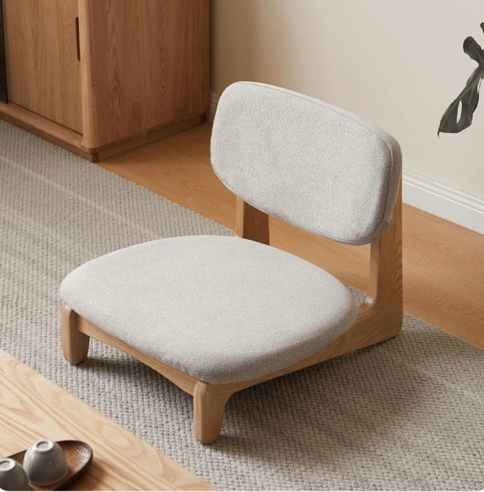 Oak Solid Wood Tea Chair Japanese Style