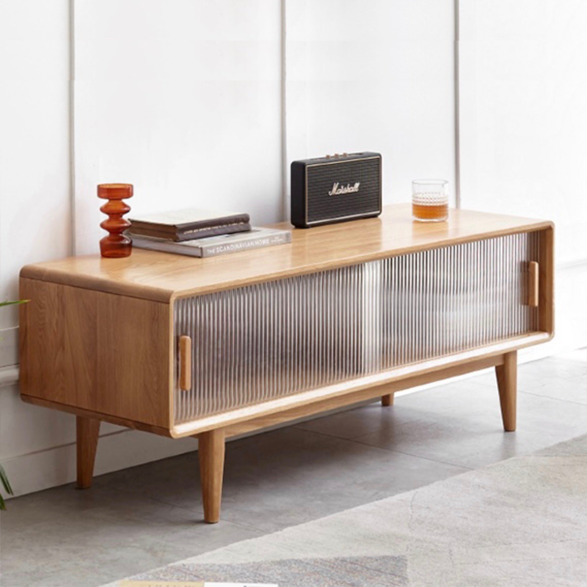Oak Solid Wood Various Styles TV Stand Small Size