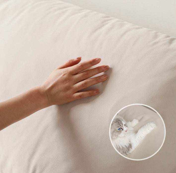 Cream Wind Cat Scratch Cloth Goose Down Sofa)