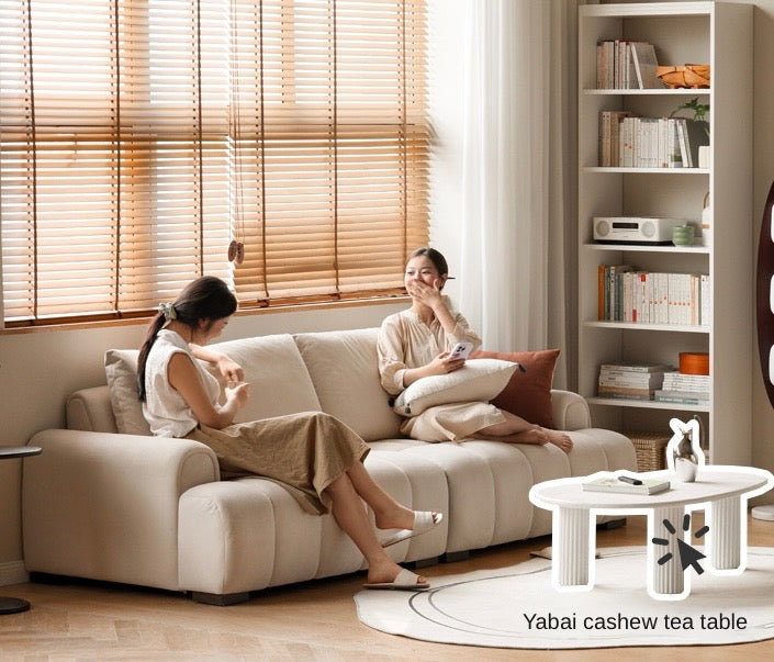 Cream Wind Cat Scratch Cloth Goose Down Sofa)