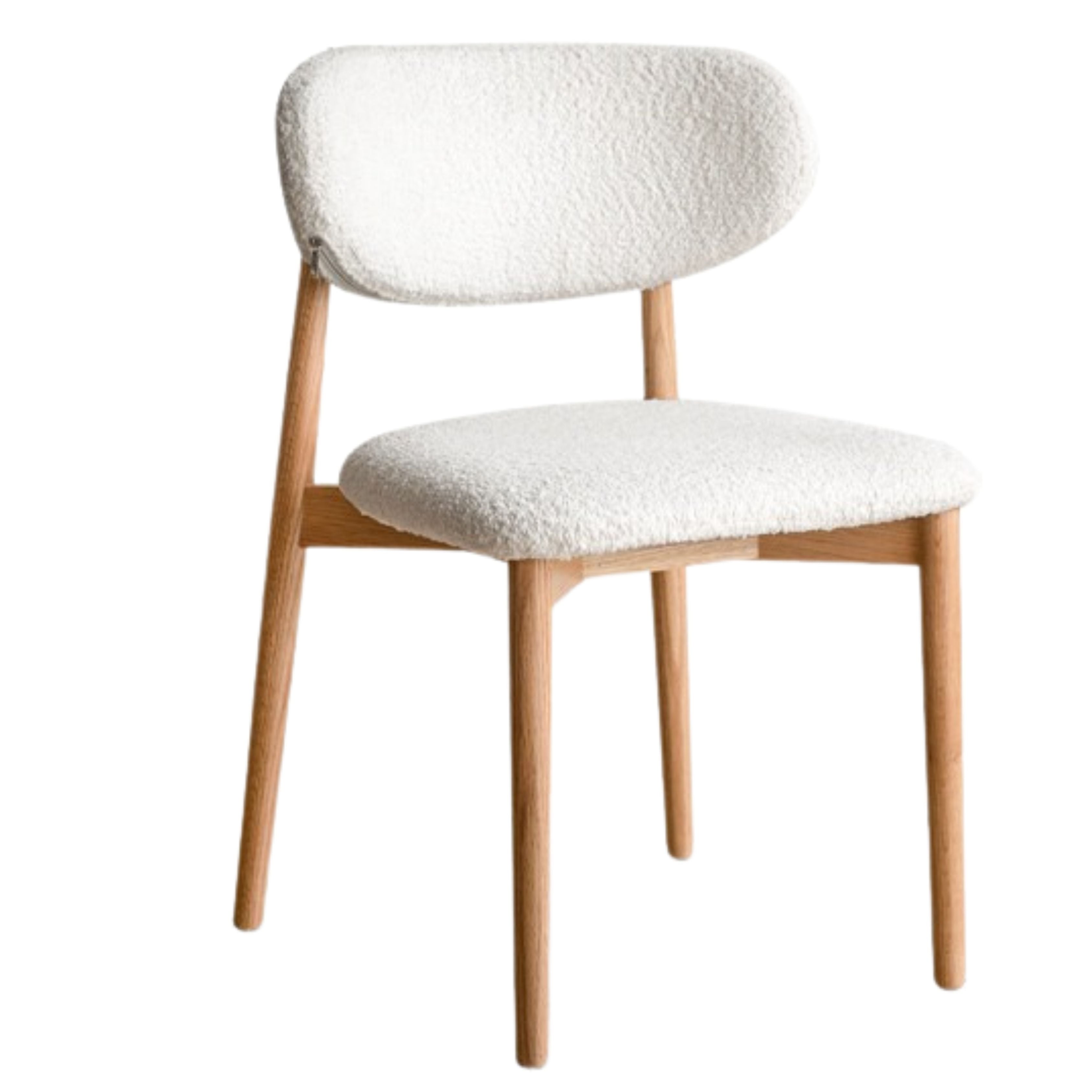 4 pcs set Black Walnut, Ash, Oak Solid Wood Lamb Velvet Cloud Cotton Dining Chair