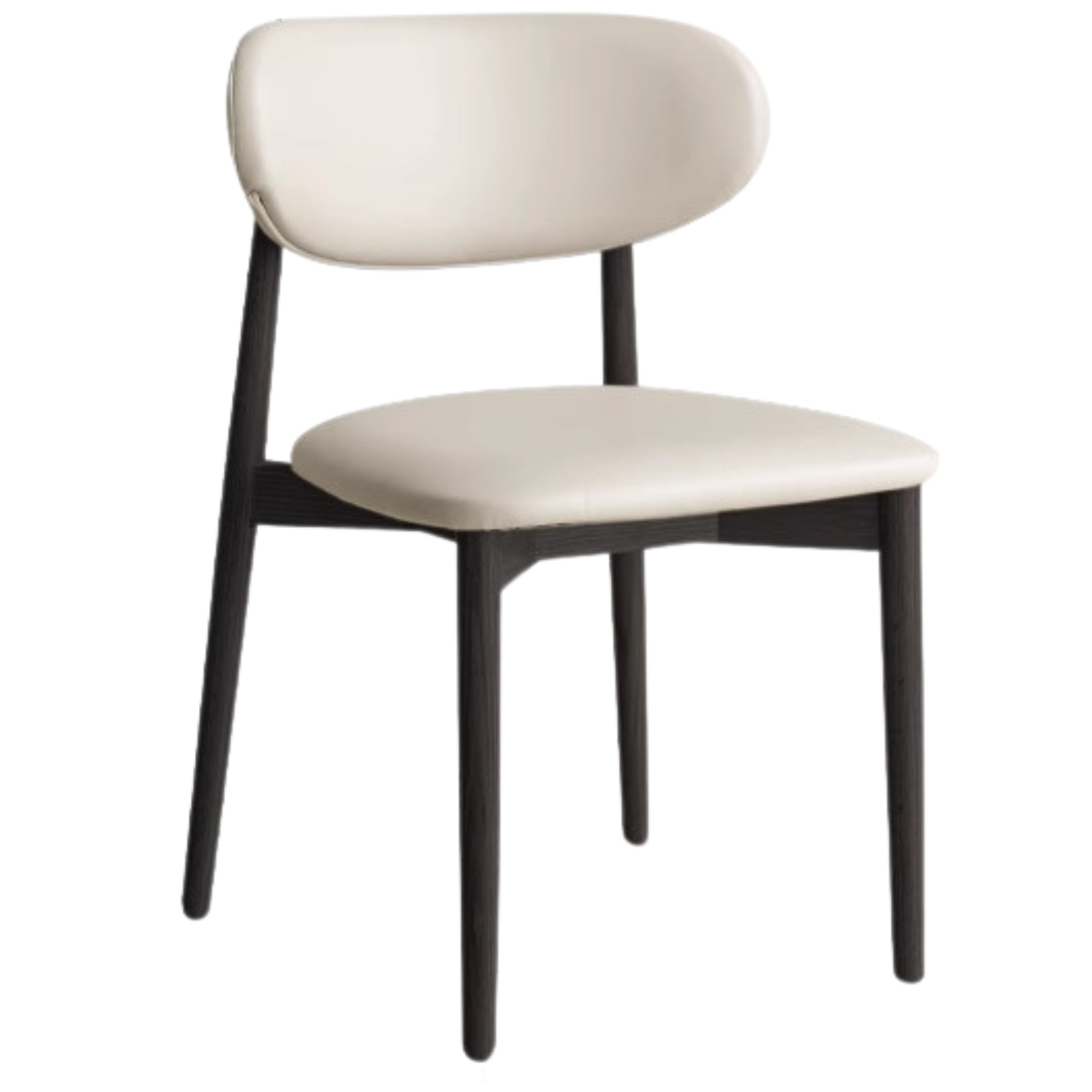 4 pcs set Black Walnut, Ash, Oak Solid Wood Lamb Velvet Cloud Cotton Dining Chair