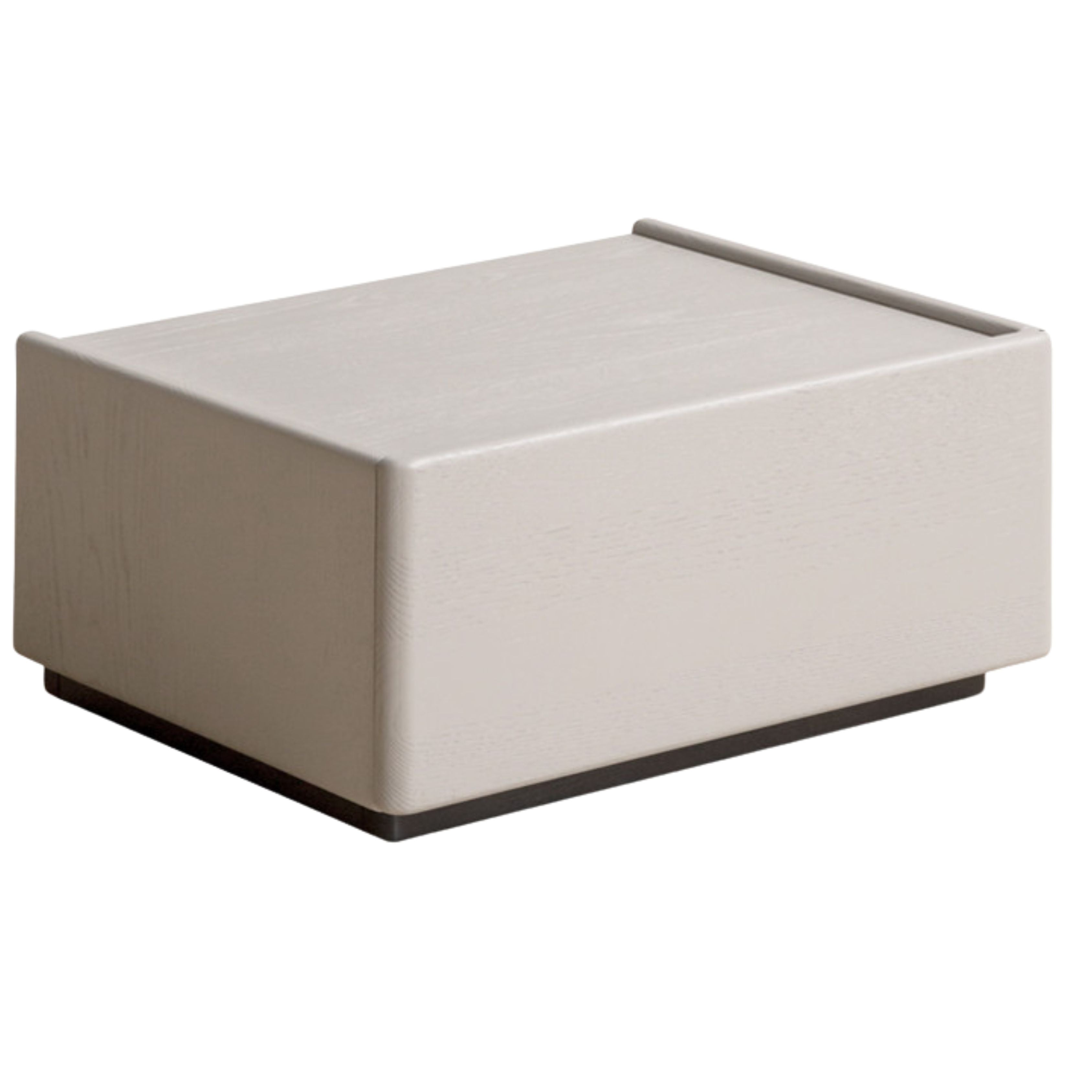 Oak Solid Wood Light Luxury Side Cabinet.