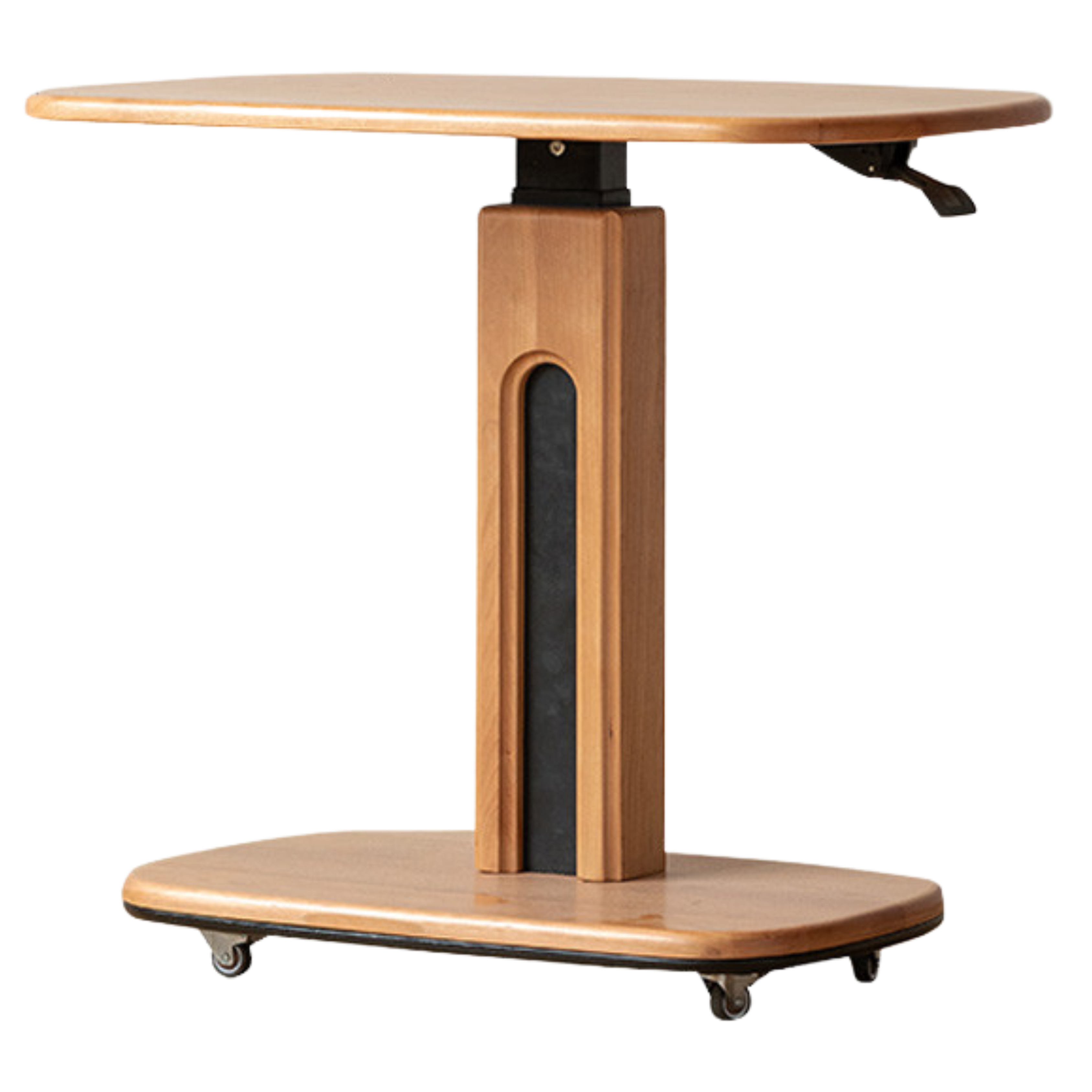 Cherry, Oak Solid Wood Lift Side Table