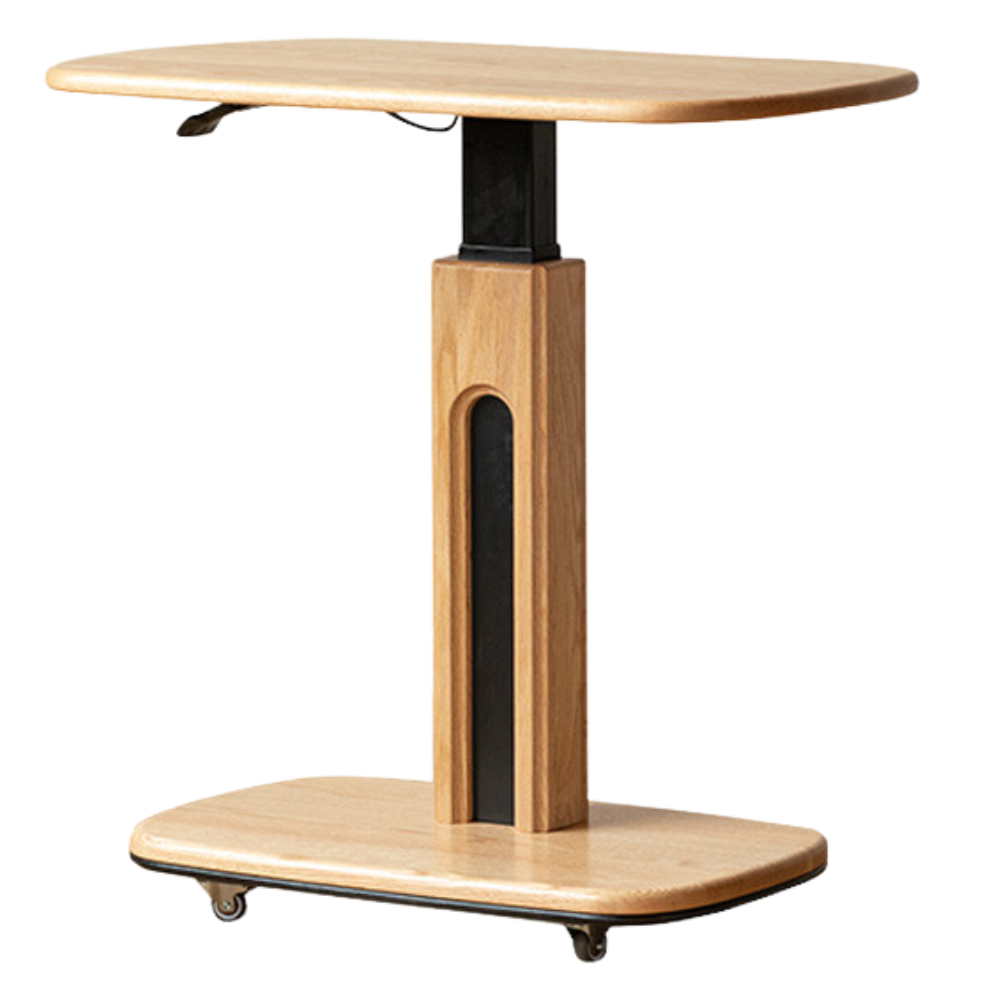 Cherry, Oak Solid Wood Lift Side Table