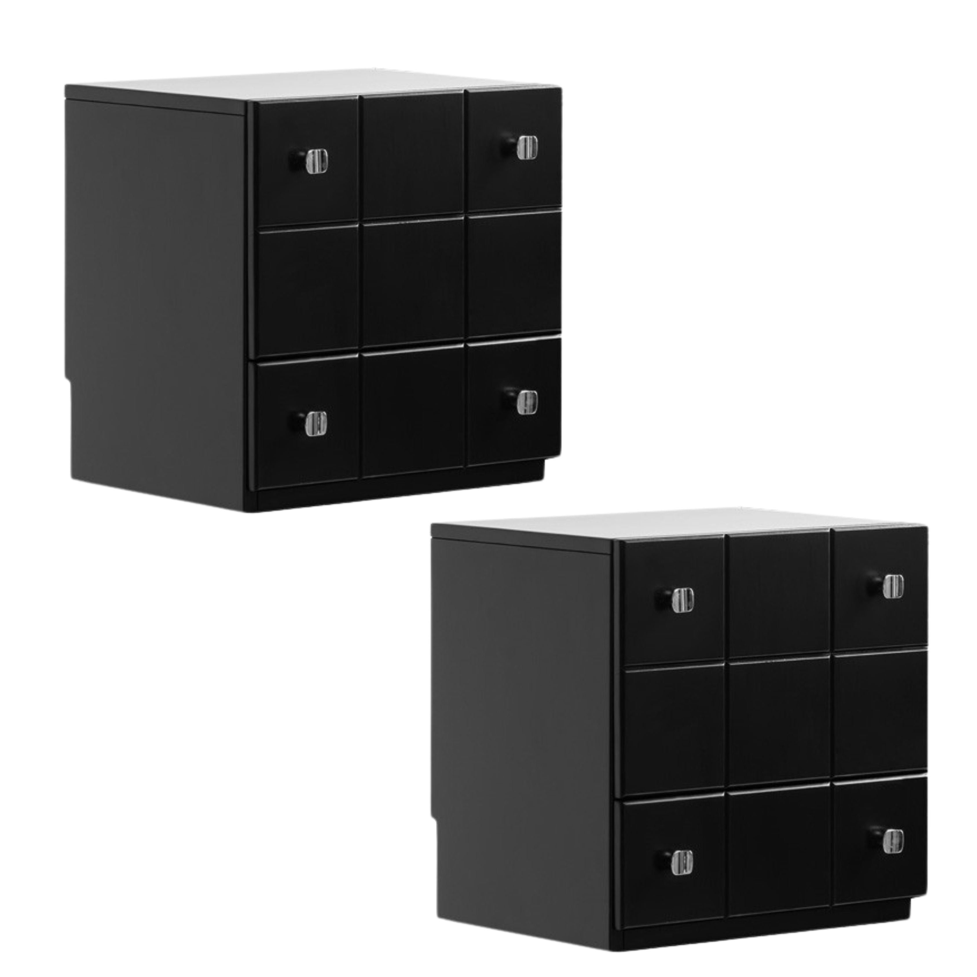 Poplar , Rubber Solid Wood Retro Style Side Cabinets
