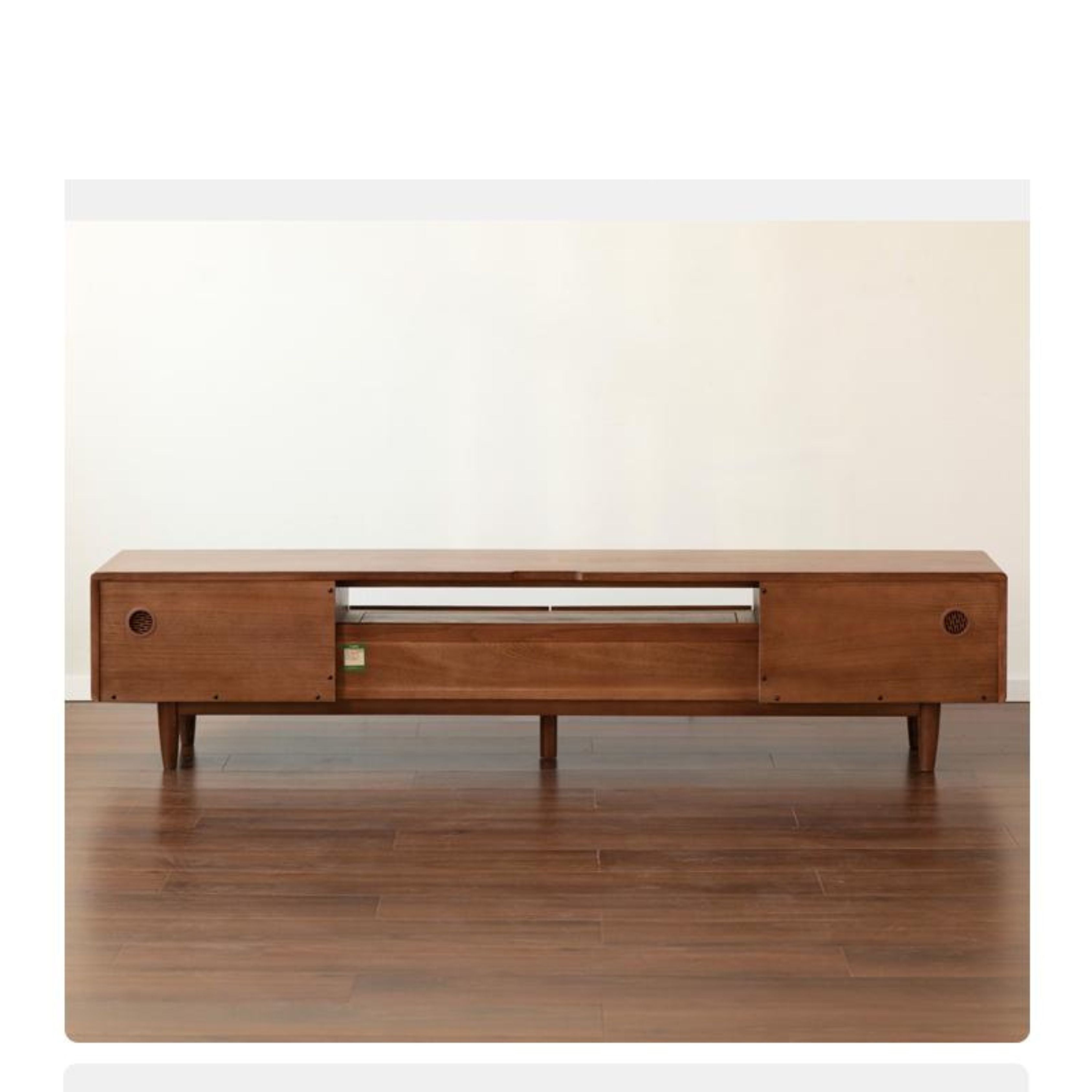 Oak Solid Wood Nordic Modern TV Stand