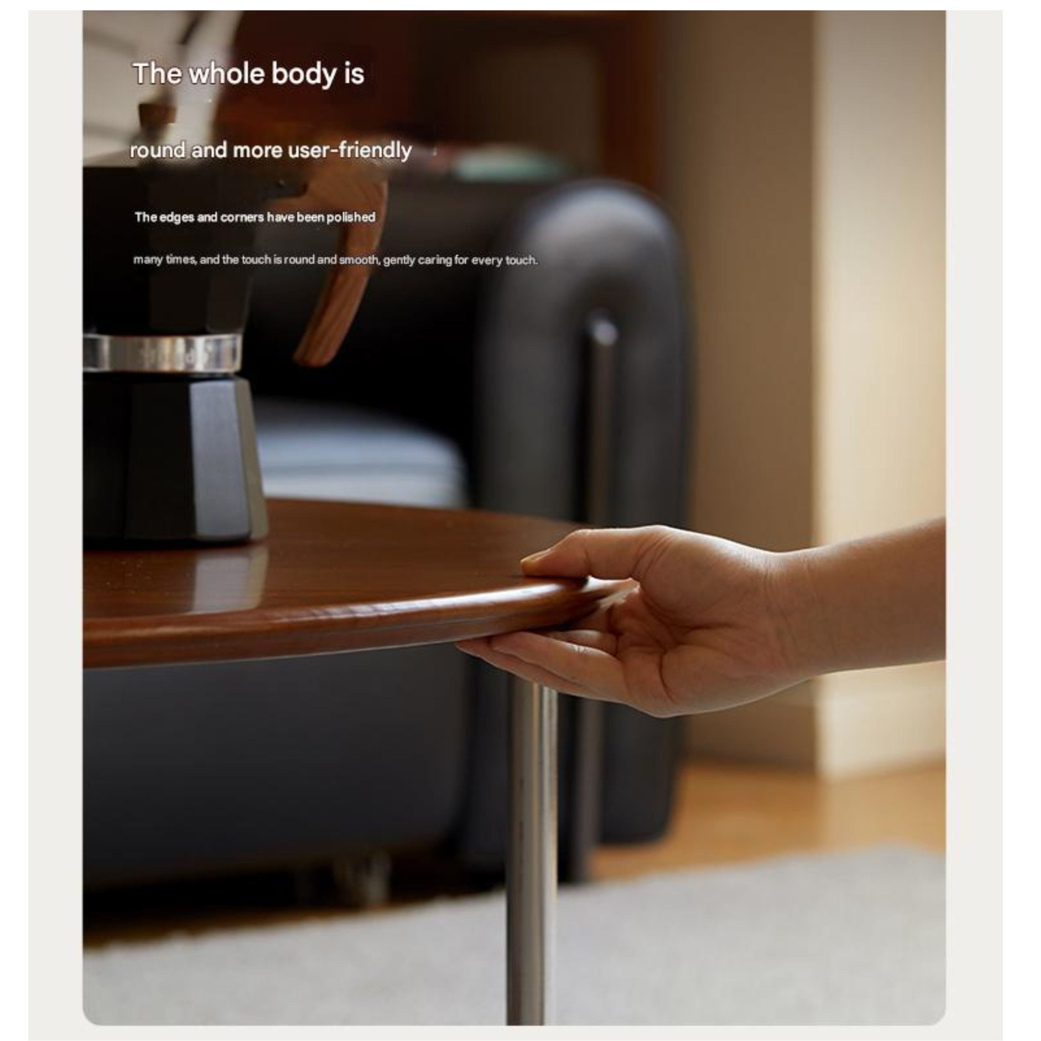 Poplar Solid Wood American Retro Coffee Table.