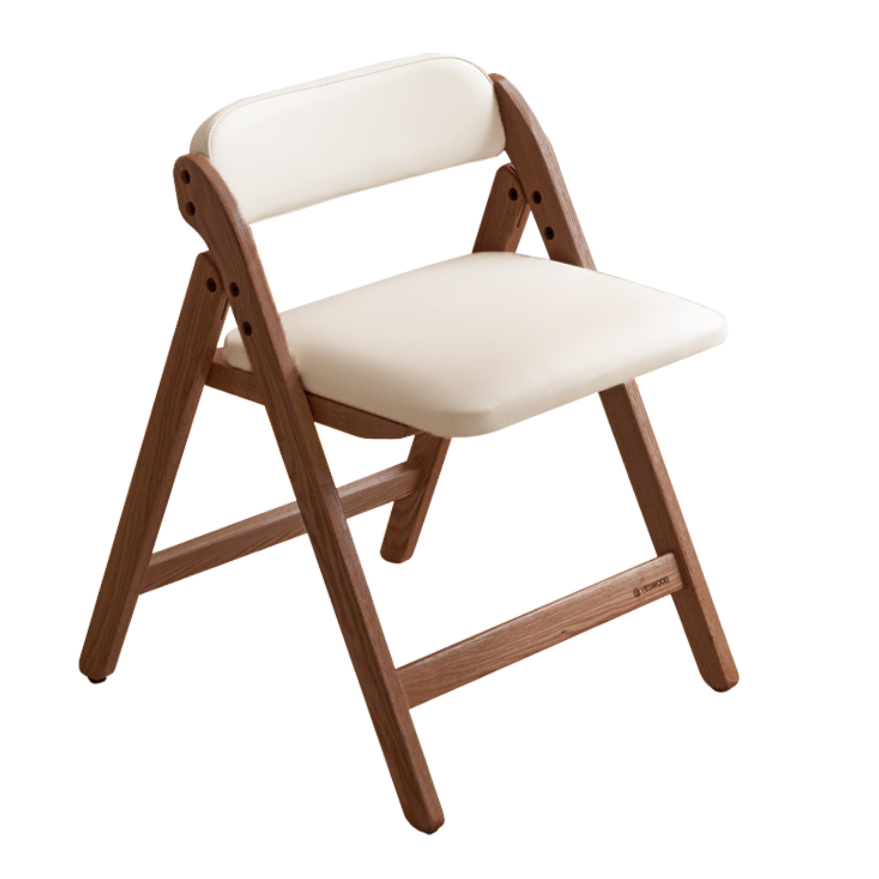 Solid Rubberwood, Oak Solid Wood Organic Leisure Folding Chair