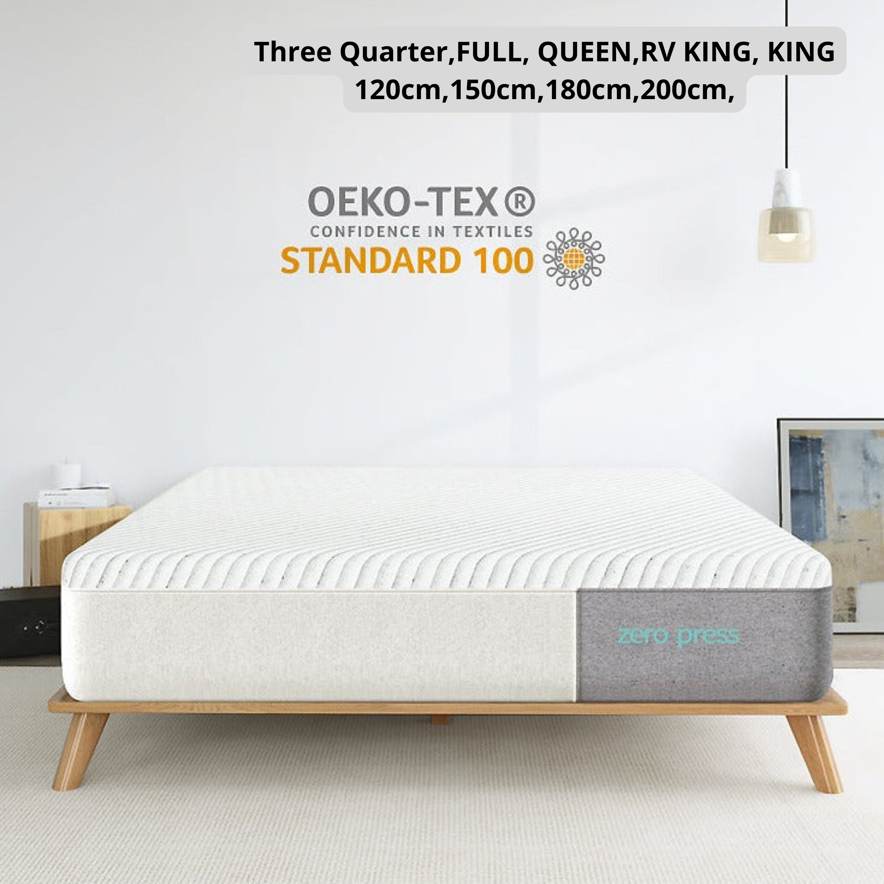 Zero press Double-Sided Compressed Mattress – Simmons Spring Hybrid Memory Foam 25cm,30cm