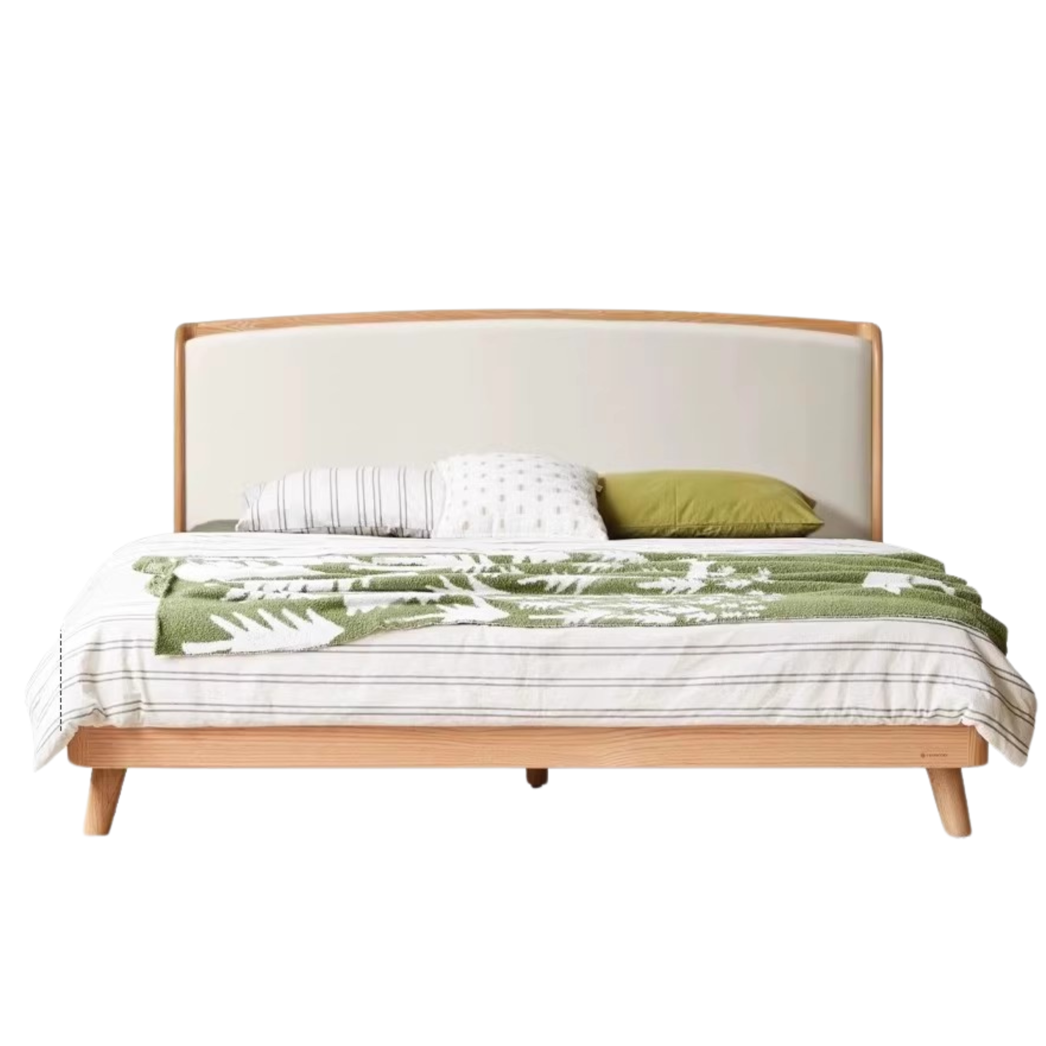 Sandalwood , Black Walnut, Oak Solid Wood First Layer Yellow Cowhide Leather,Technical Cloth