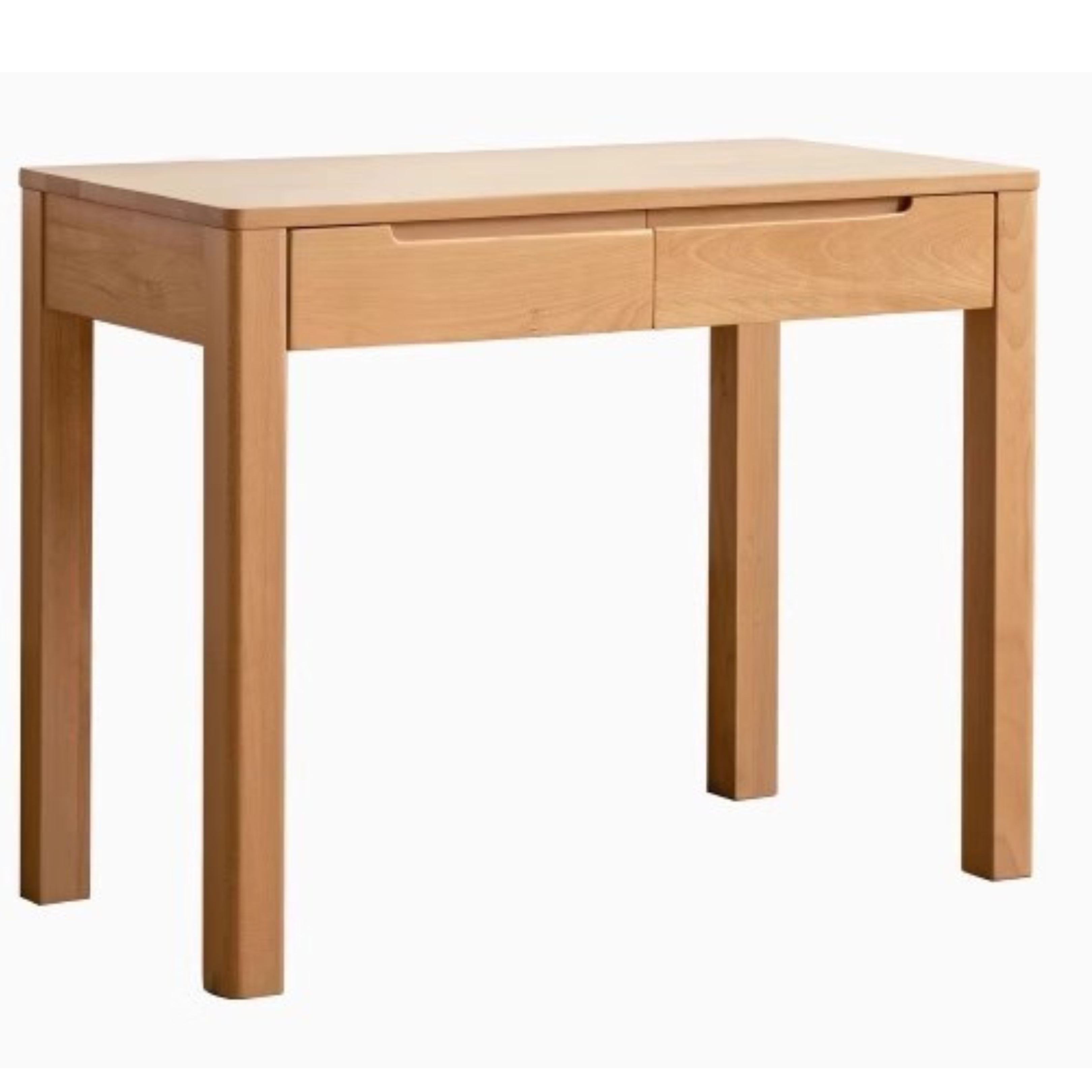 Beech Solid Wood Study Computer Office Desk