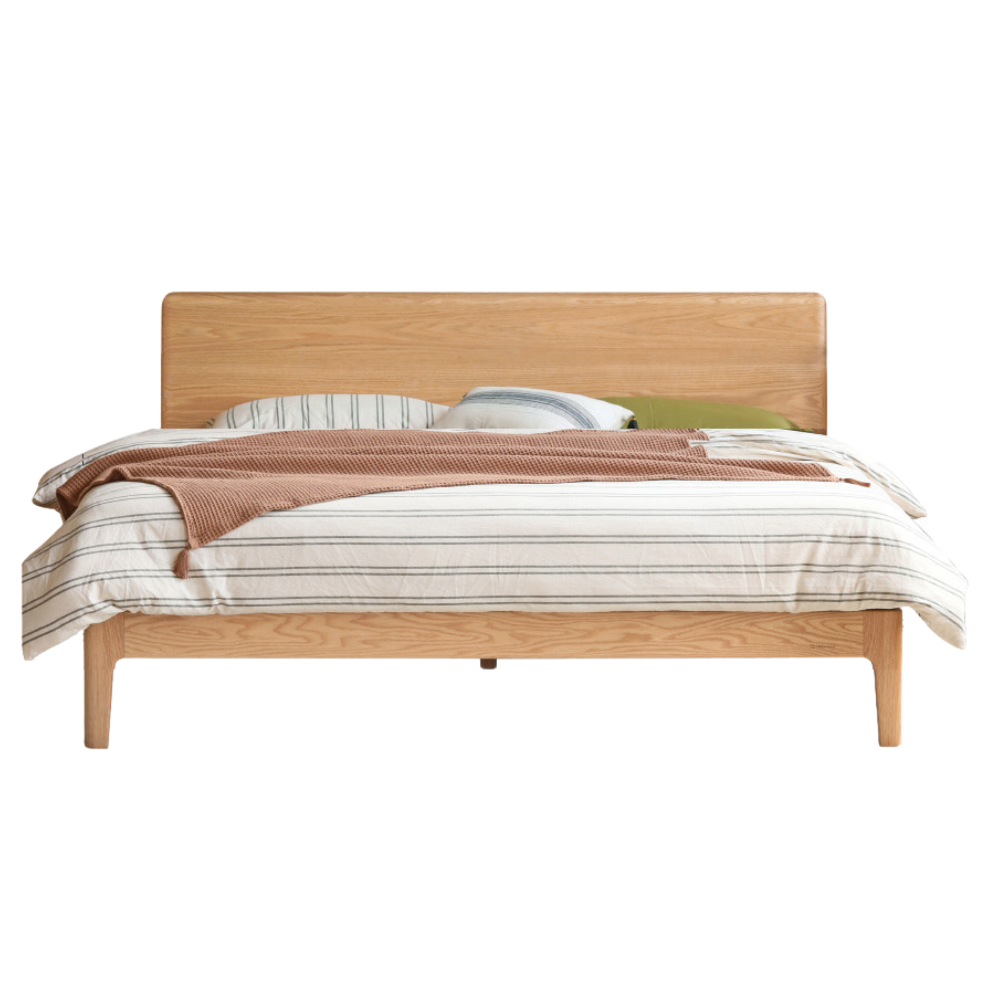 Oak Solid Wood Bed