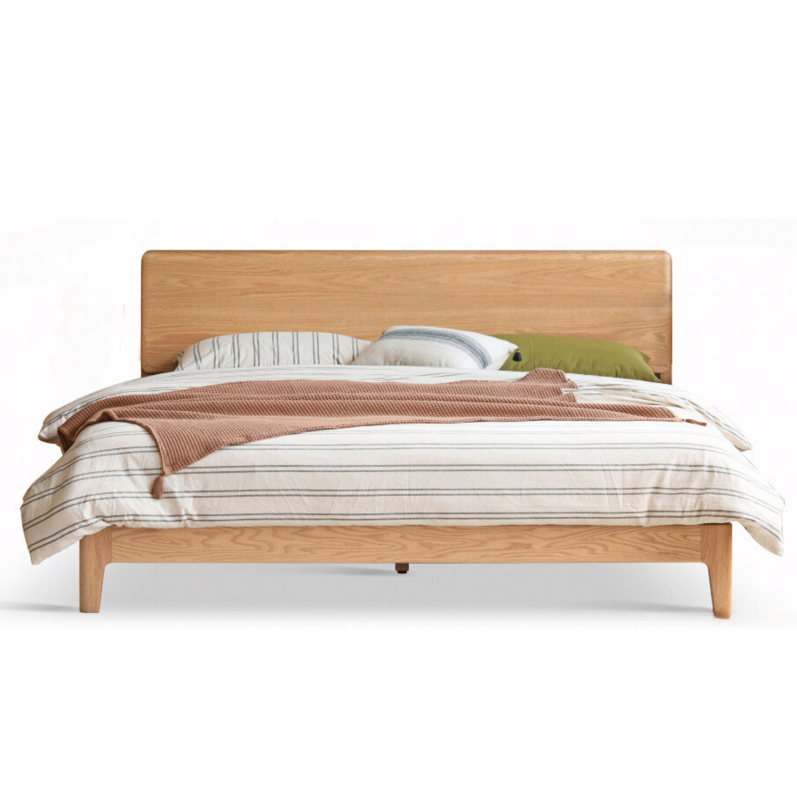 Oak Solid Wood Bed
