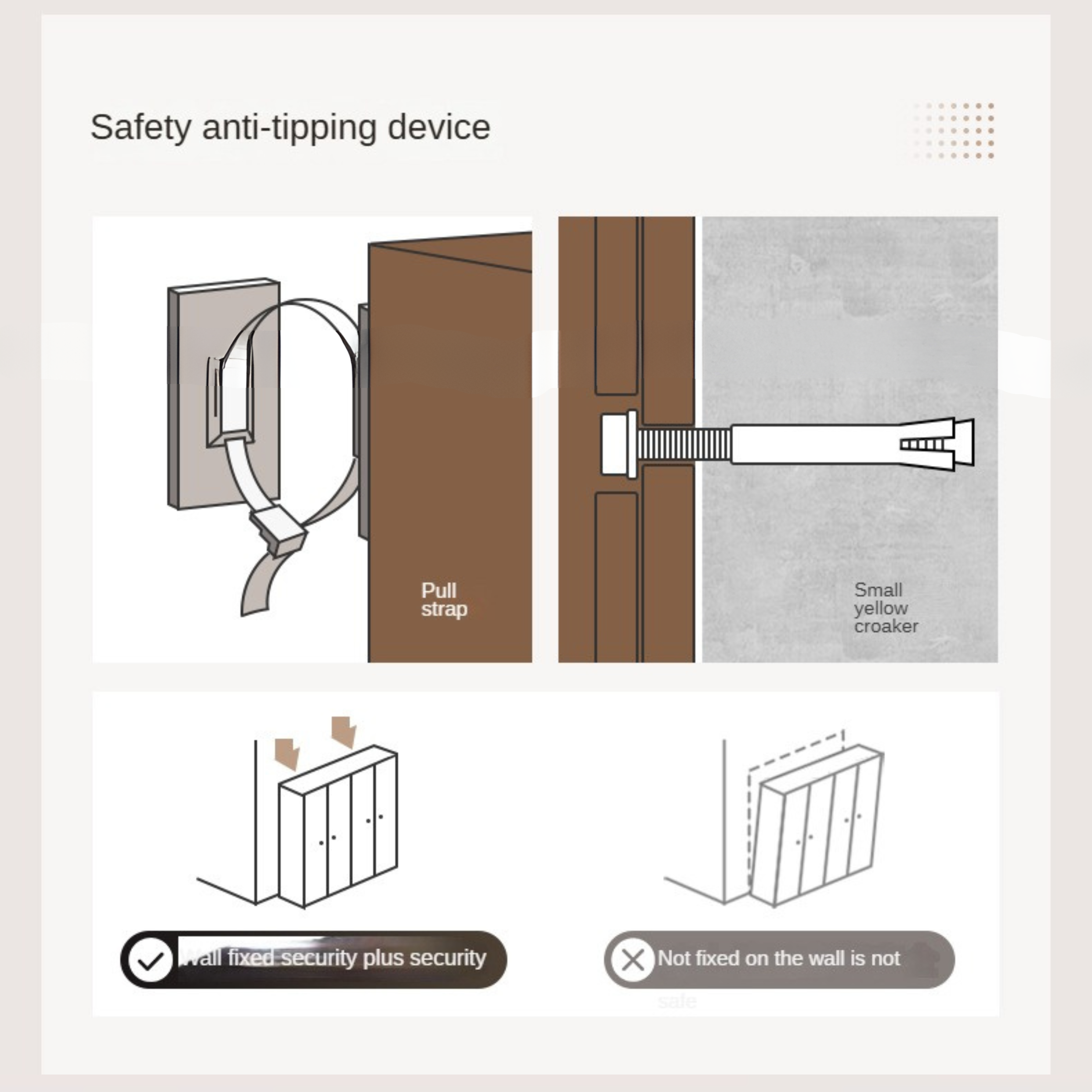 Oak Solid Wood Sliding Door Modern Wardrobe