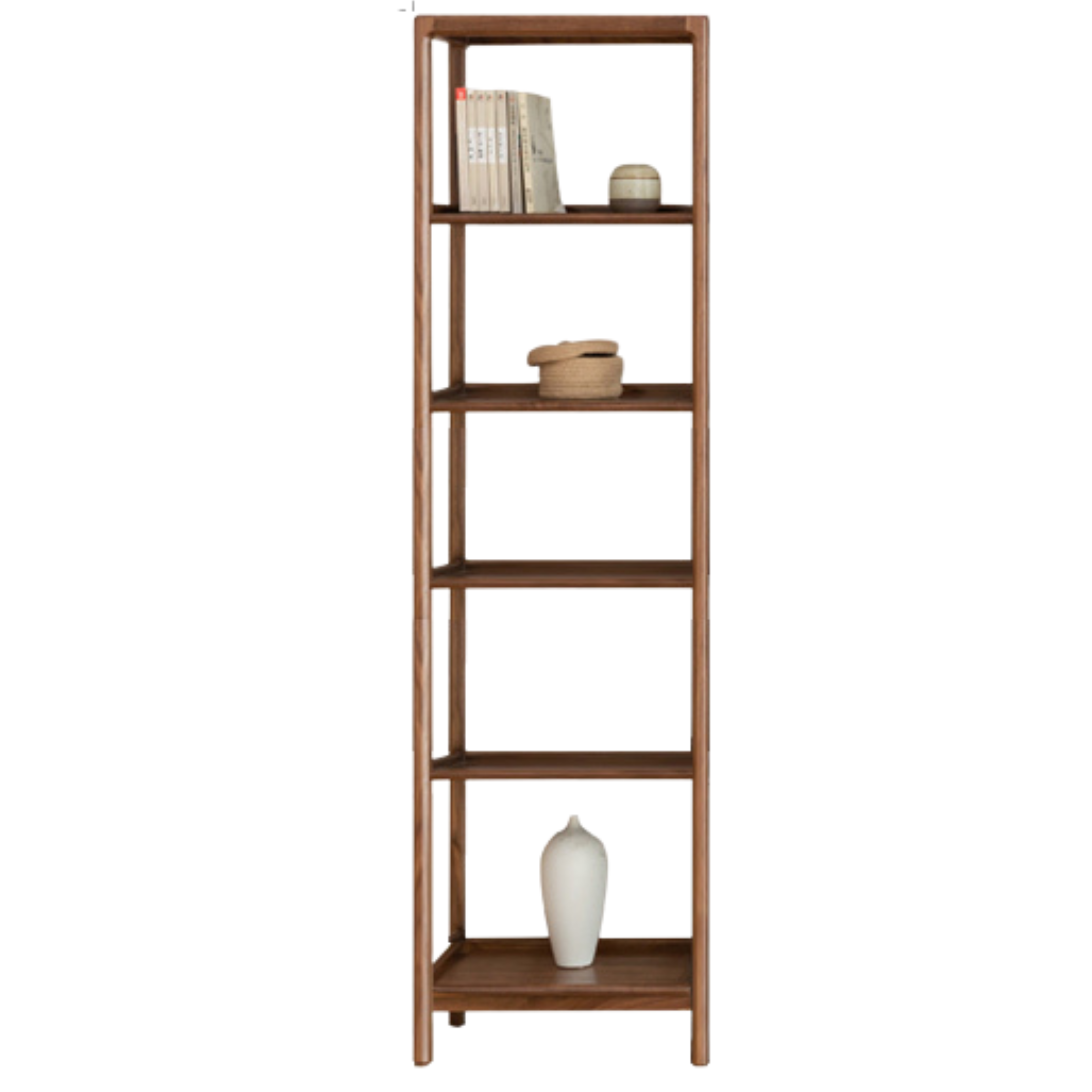 Ash Solid Wood Bookshelf Combined Bookcase Display Cabinet Wall Shelf