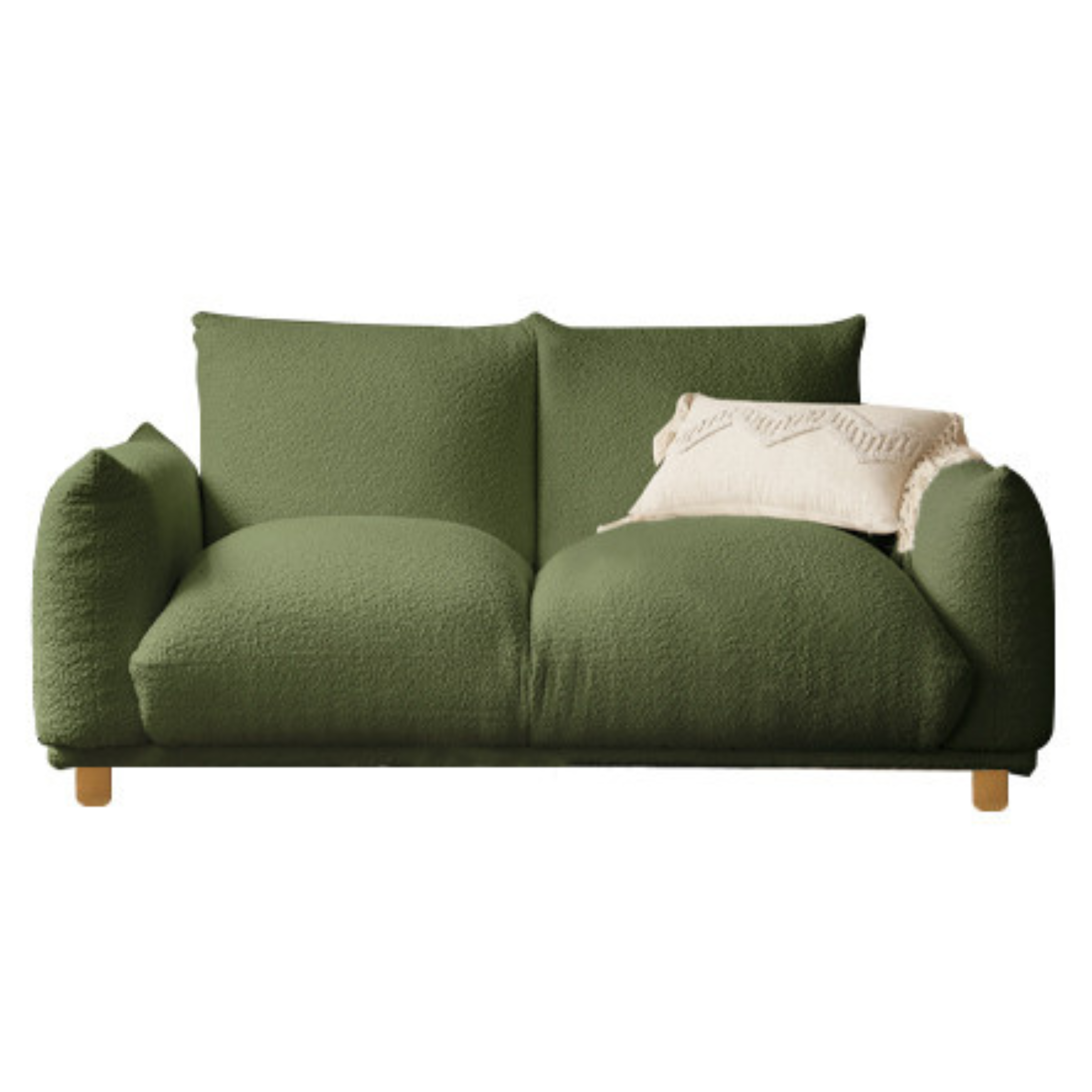 Velvet Wabi-sabi Style Sofa.
