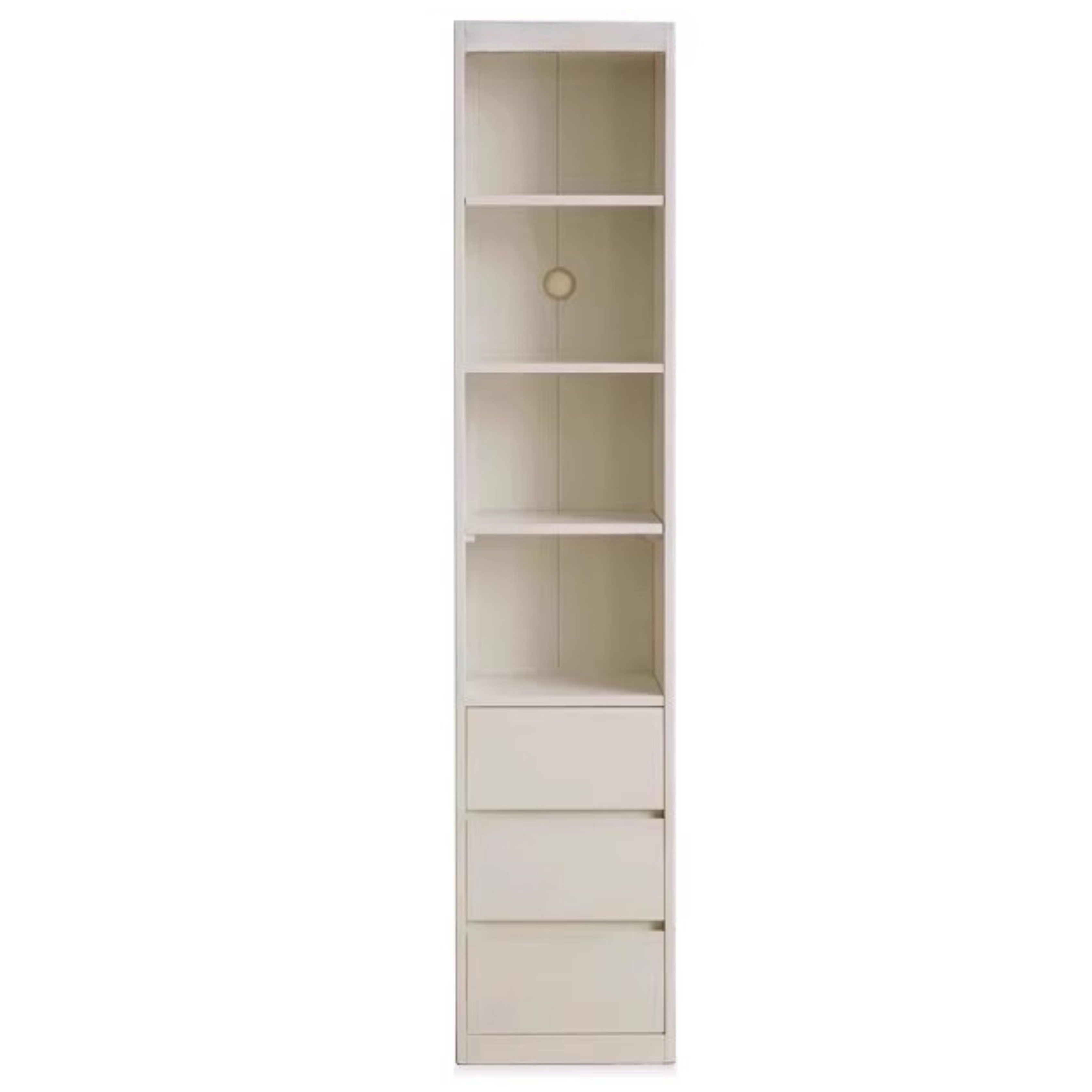 Poplar Solid Wood Bookcase Combination Bookshelf Wall-To-Ceiling Bookcase