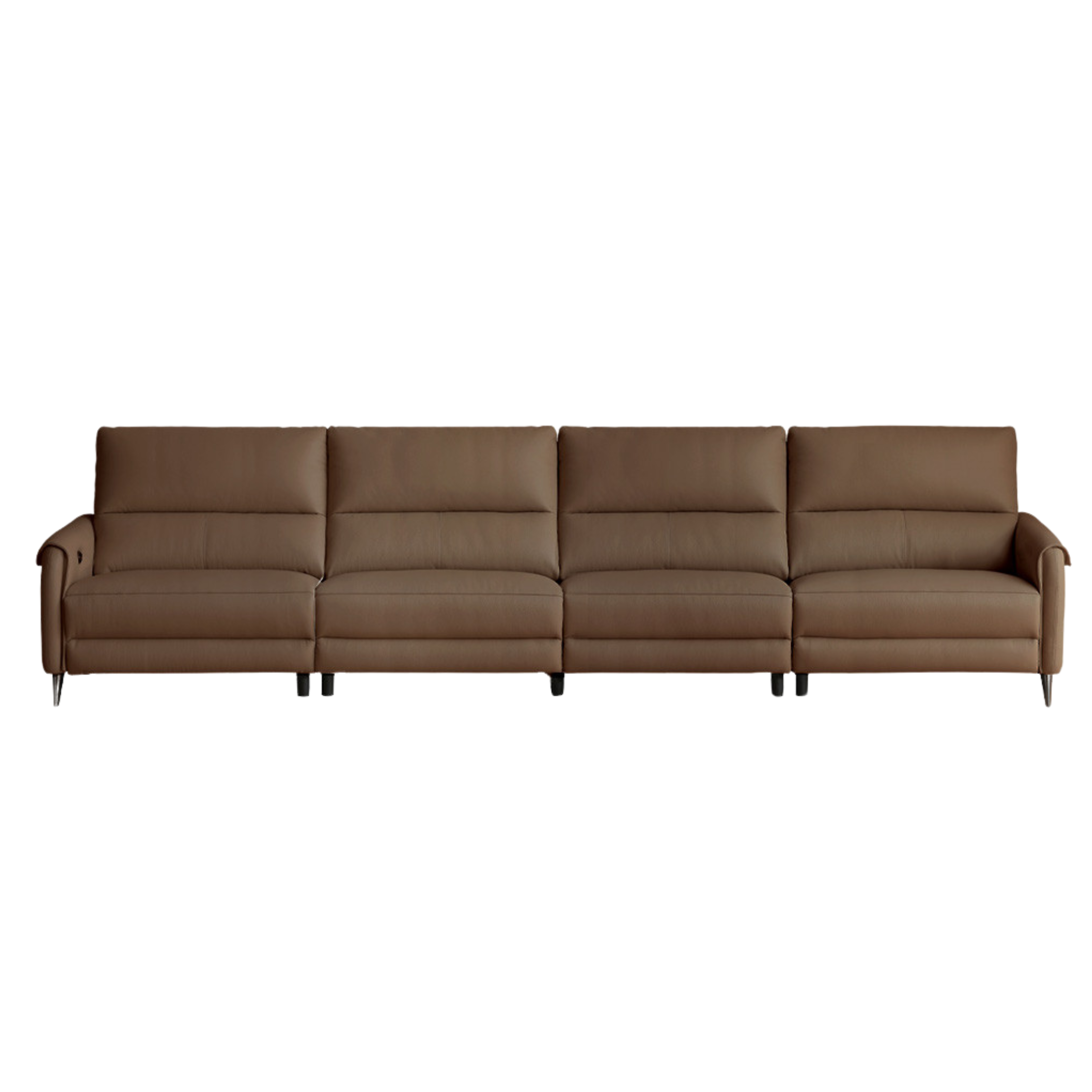 Genuine Leather Zero Wall Multifunctional Electric Sofa, Top Layer Cowhide Sofa.