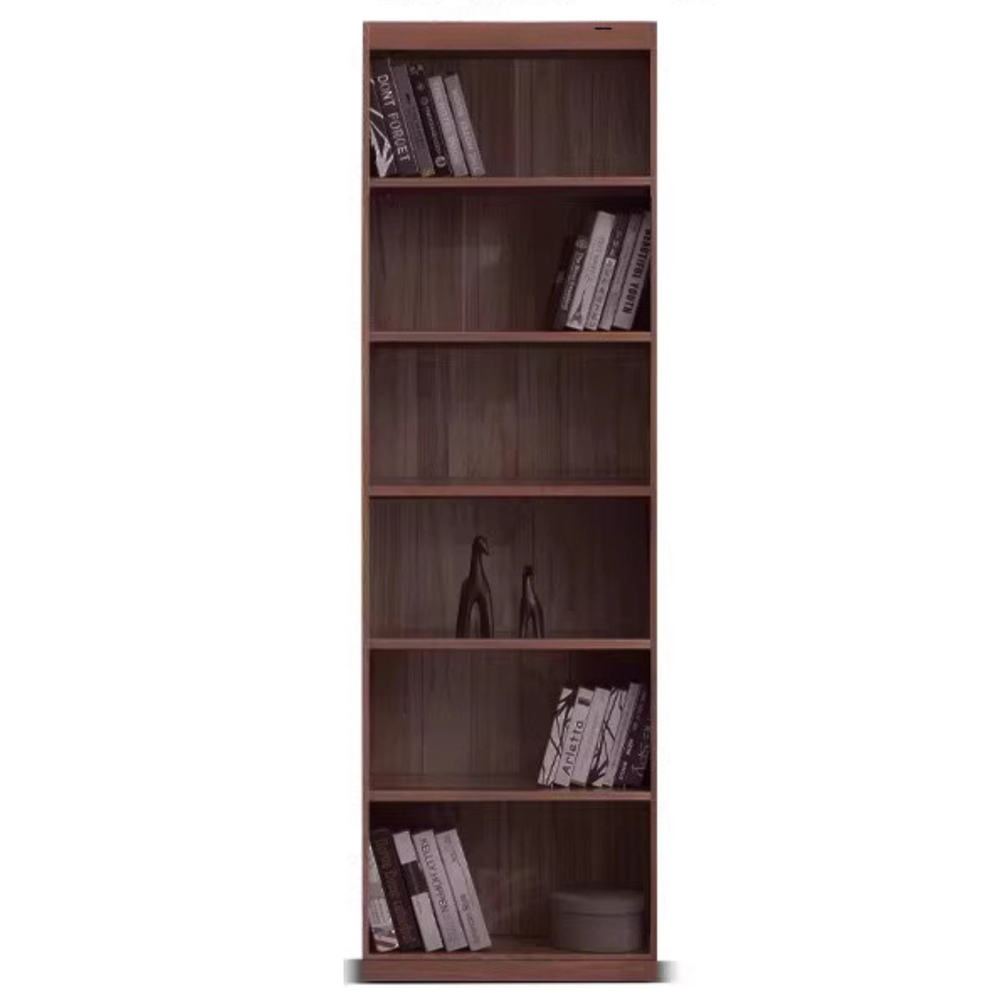 Oak, Solid Rubberwood Bookshelf, Bookcase