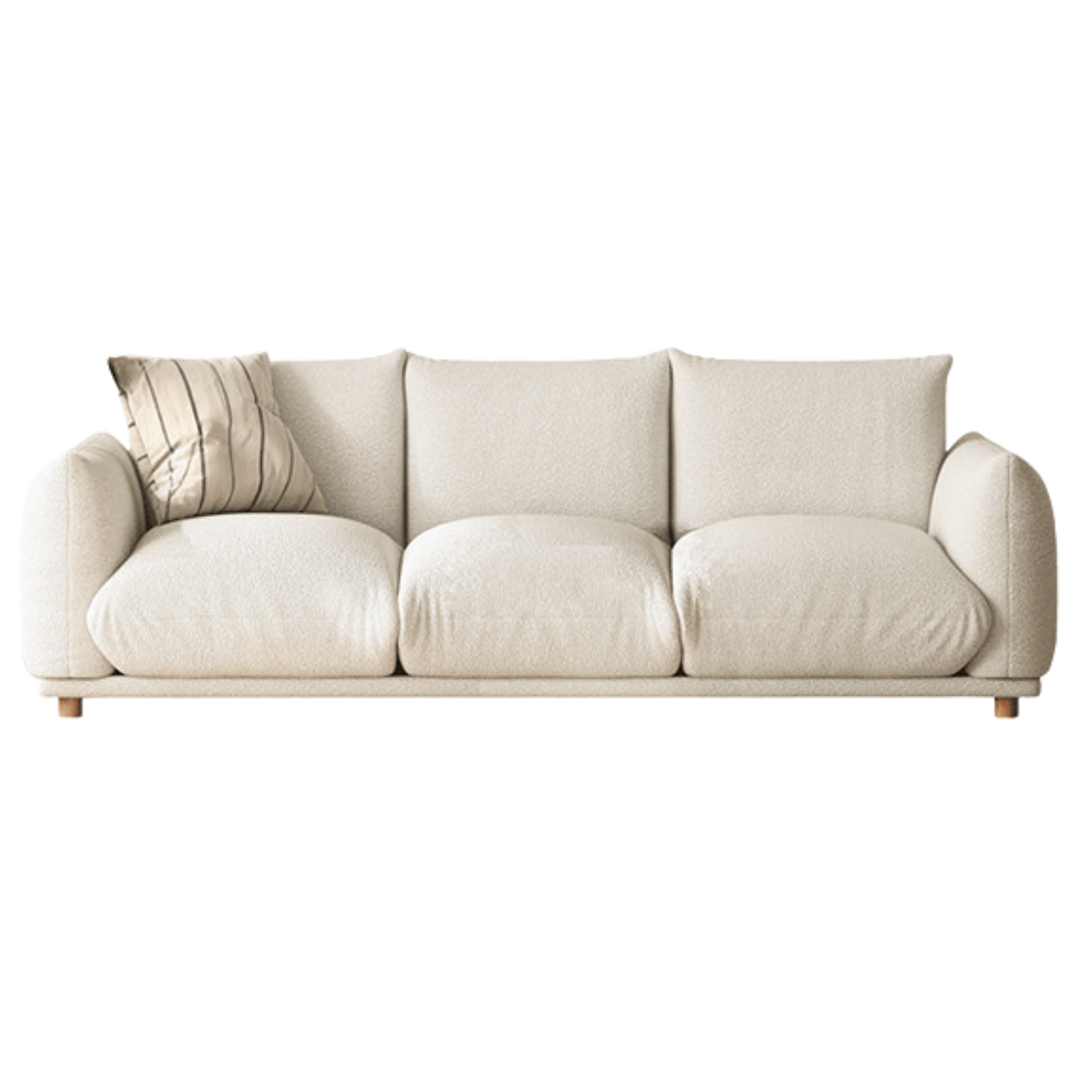 Velvet Wabi-sabi Style Sofa.