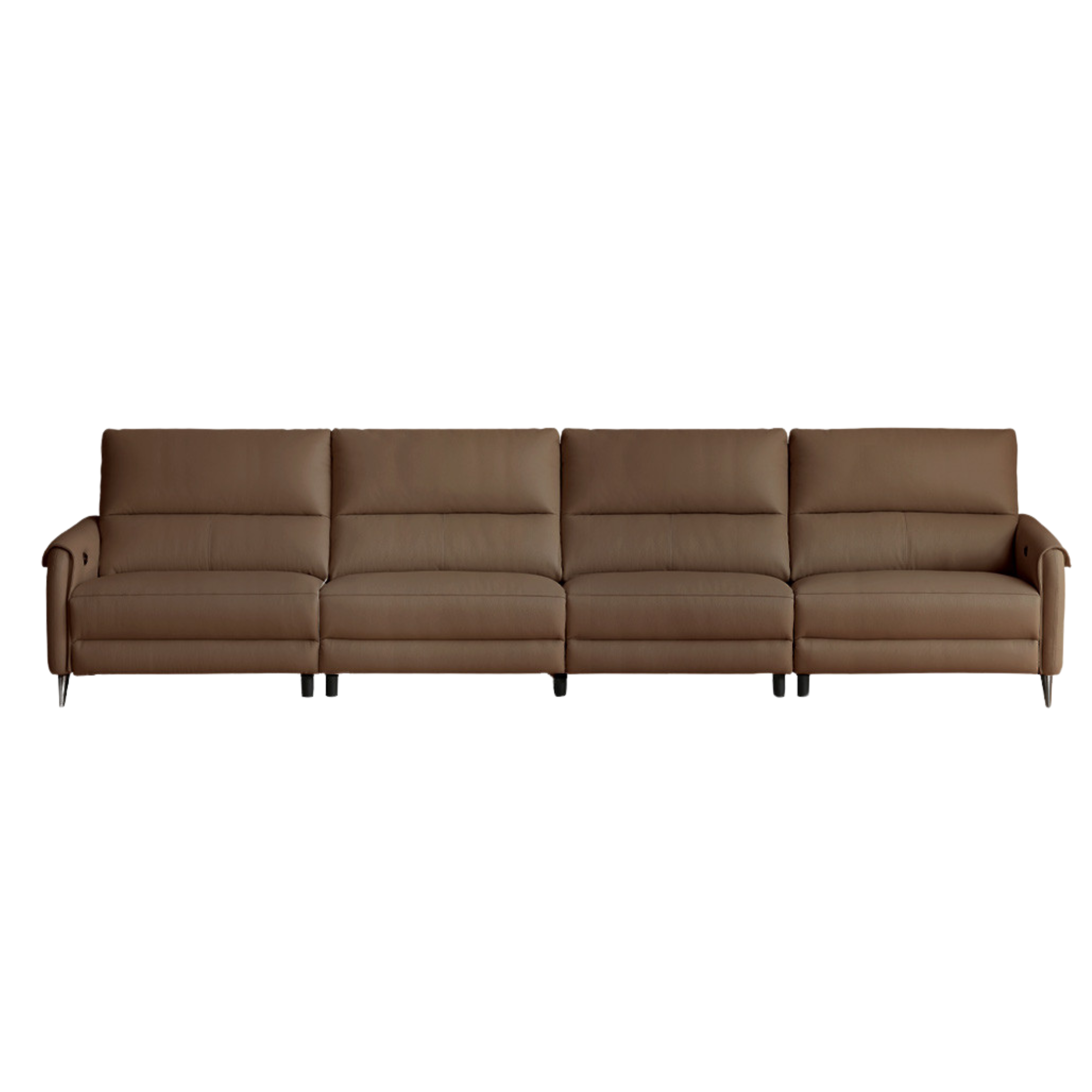 Genuine Leather Zero Wall Multifunctional Electric Sofa, Top Layer Cowhide Sofa.