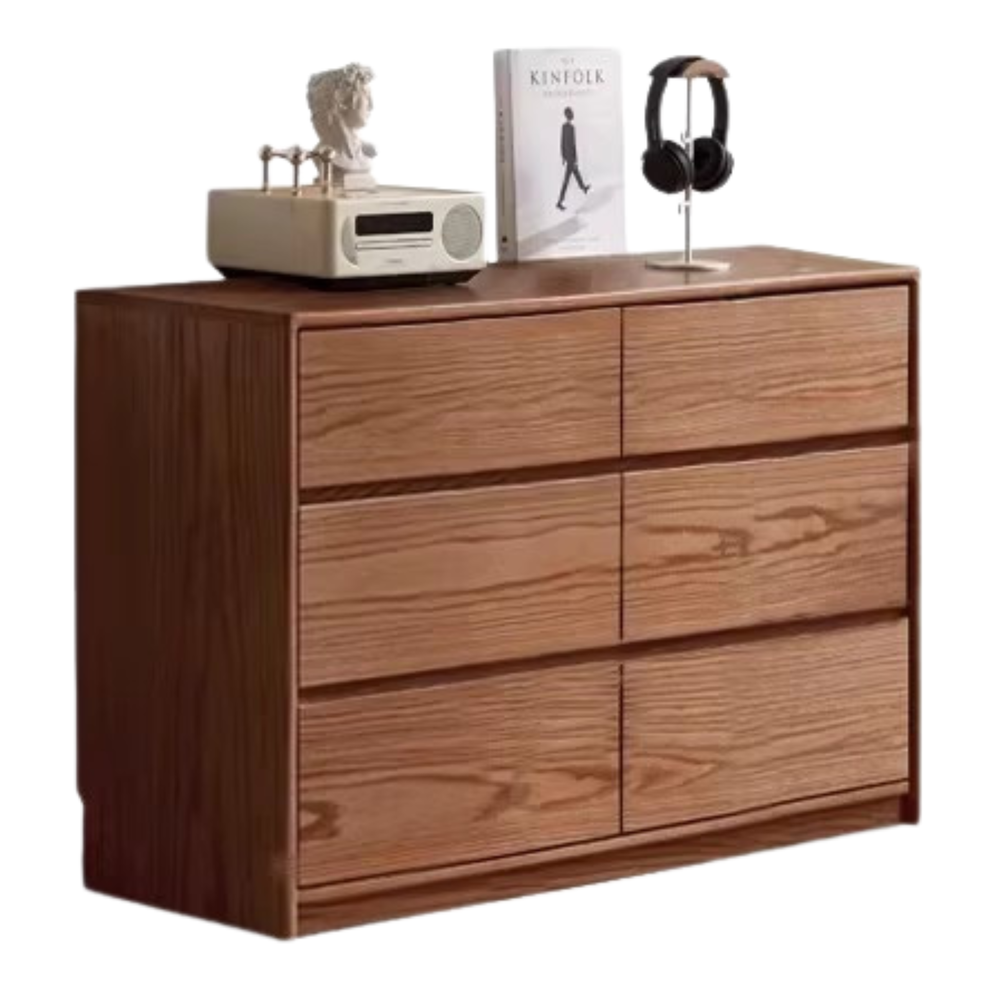 Oak, Black Walnut, Beech Solid Wood, Solid Rubberwood Storage Drawer