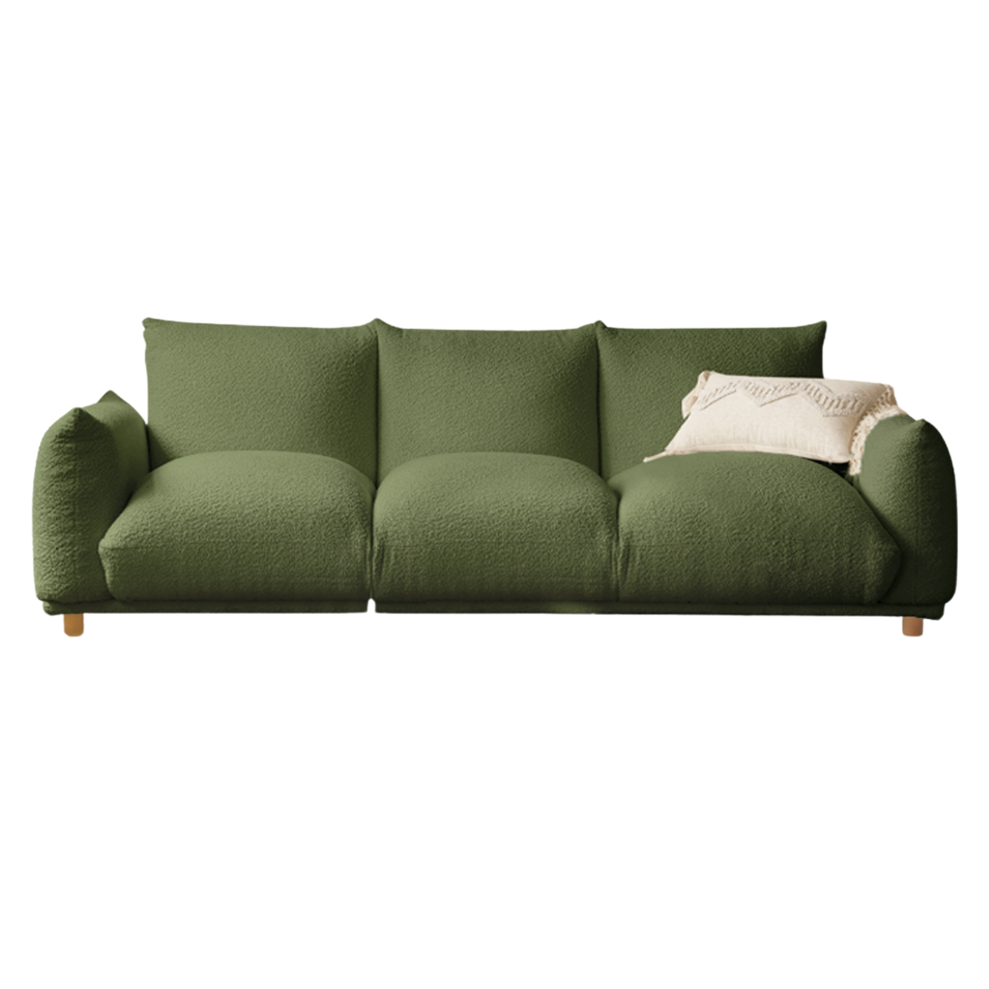 Velvet Wabi-sabi Style Sofa.