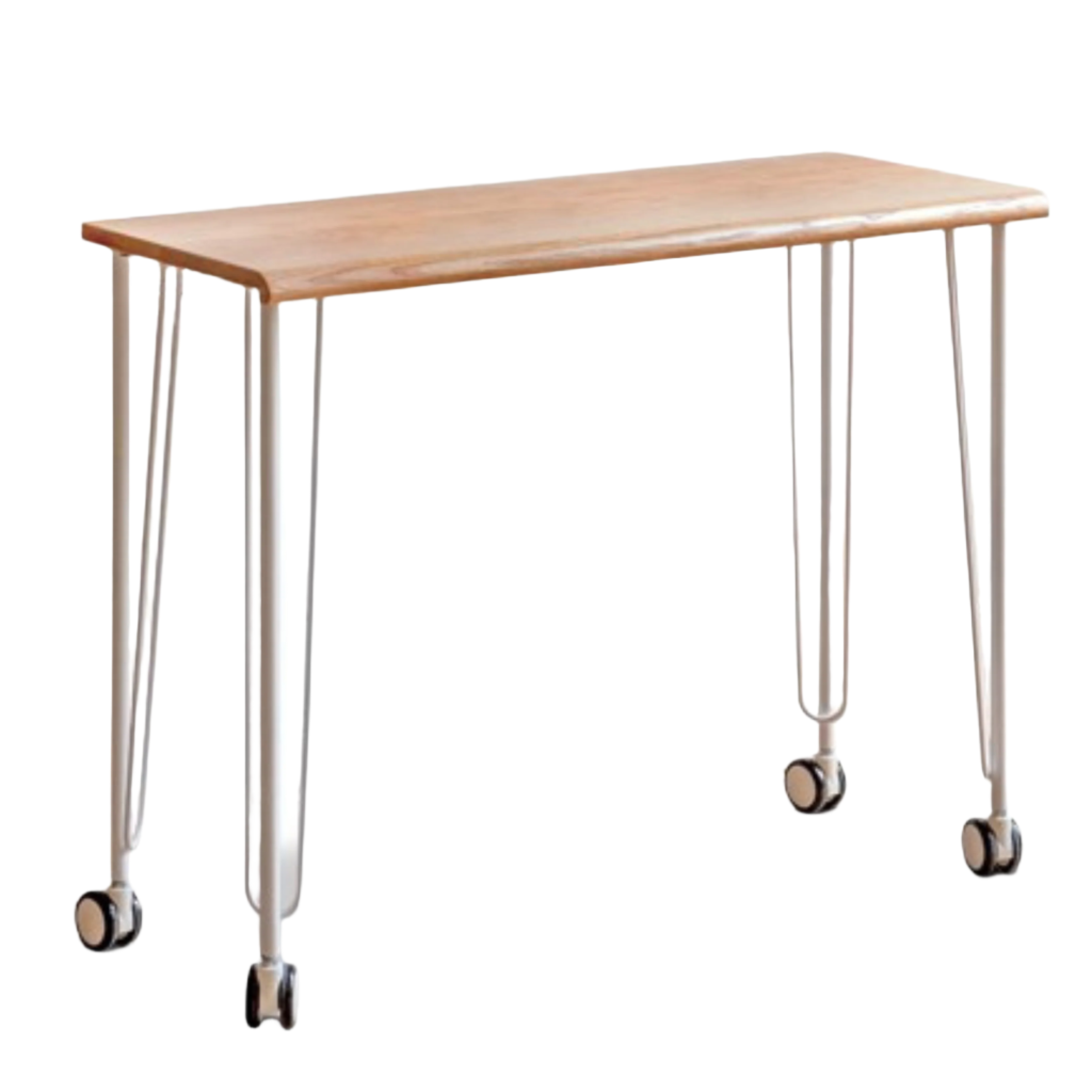 Oak Solid Wood Two-level Stackable Office Desks