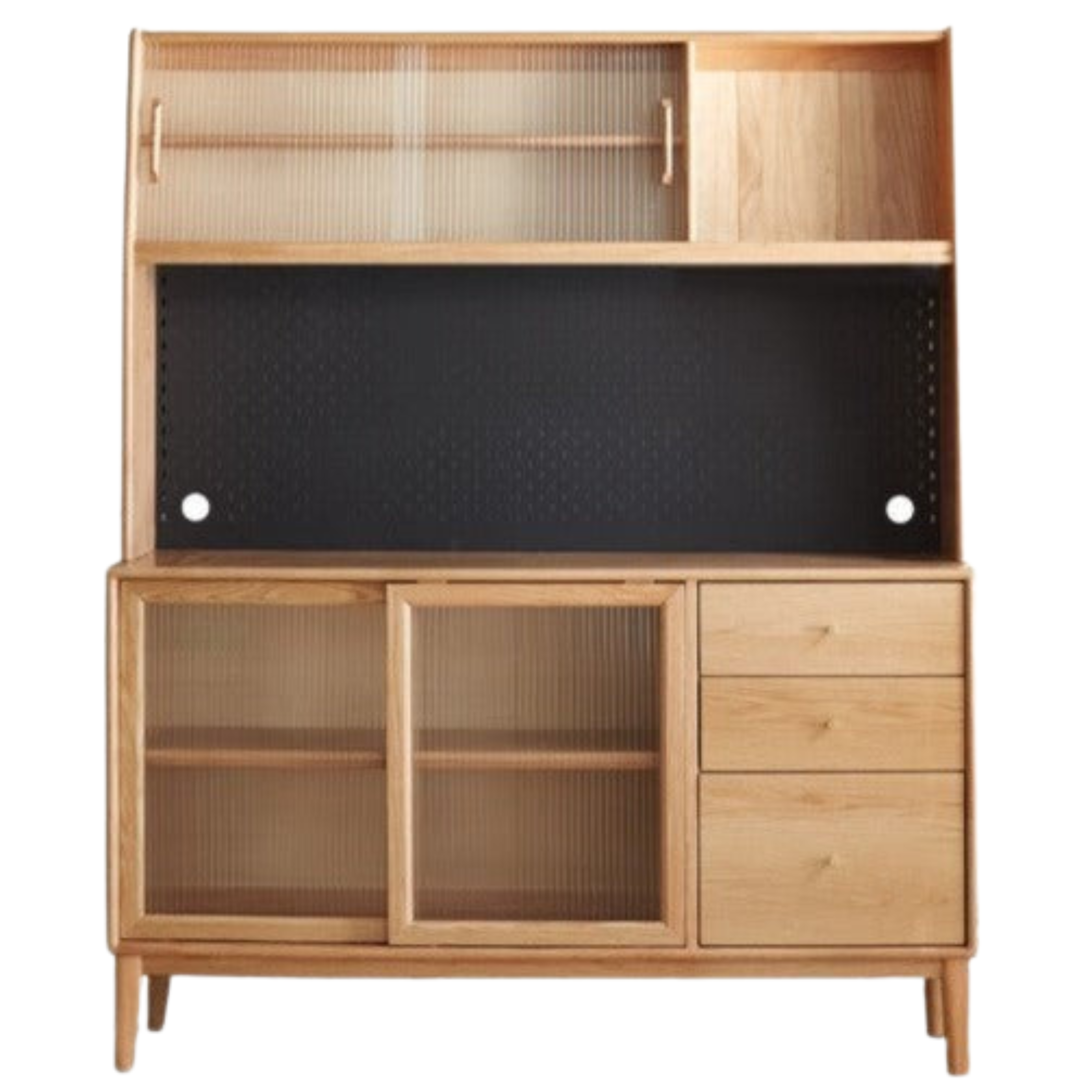 Solid Rubberwood, Oak, Beech Solid Wood Buffet Cabinet, Sideboard