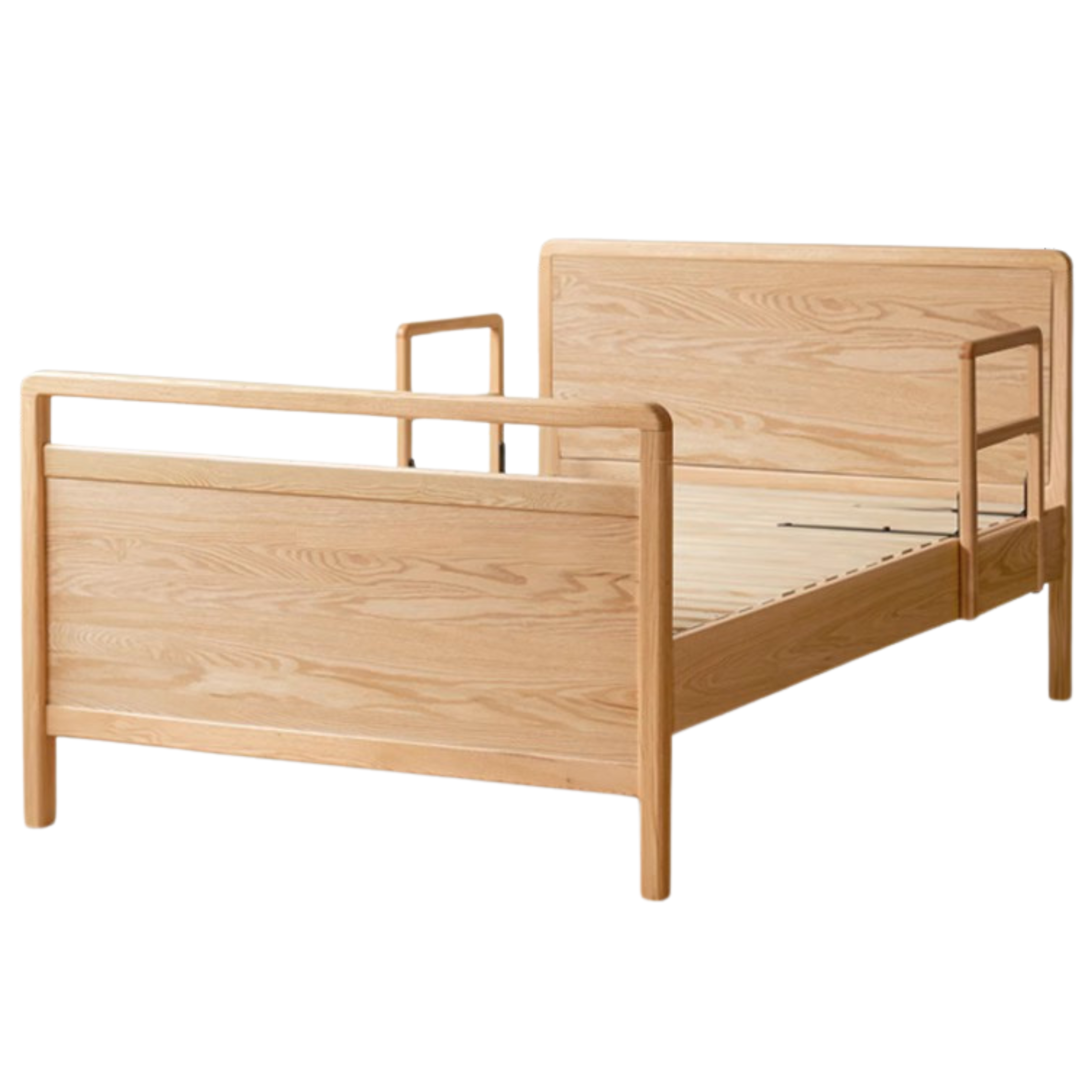 Oak Solid Wood Bed Elderly Bed Suitable For The Elderly High Bed