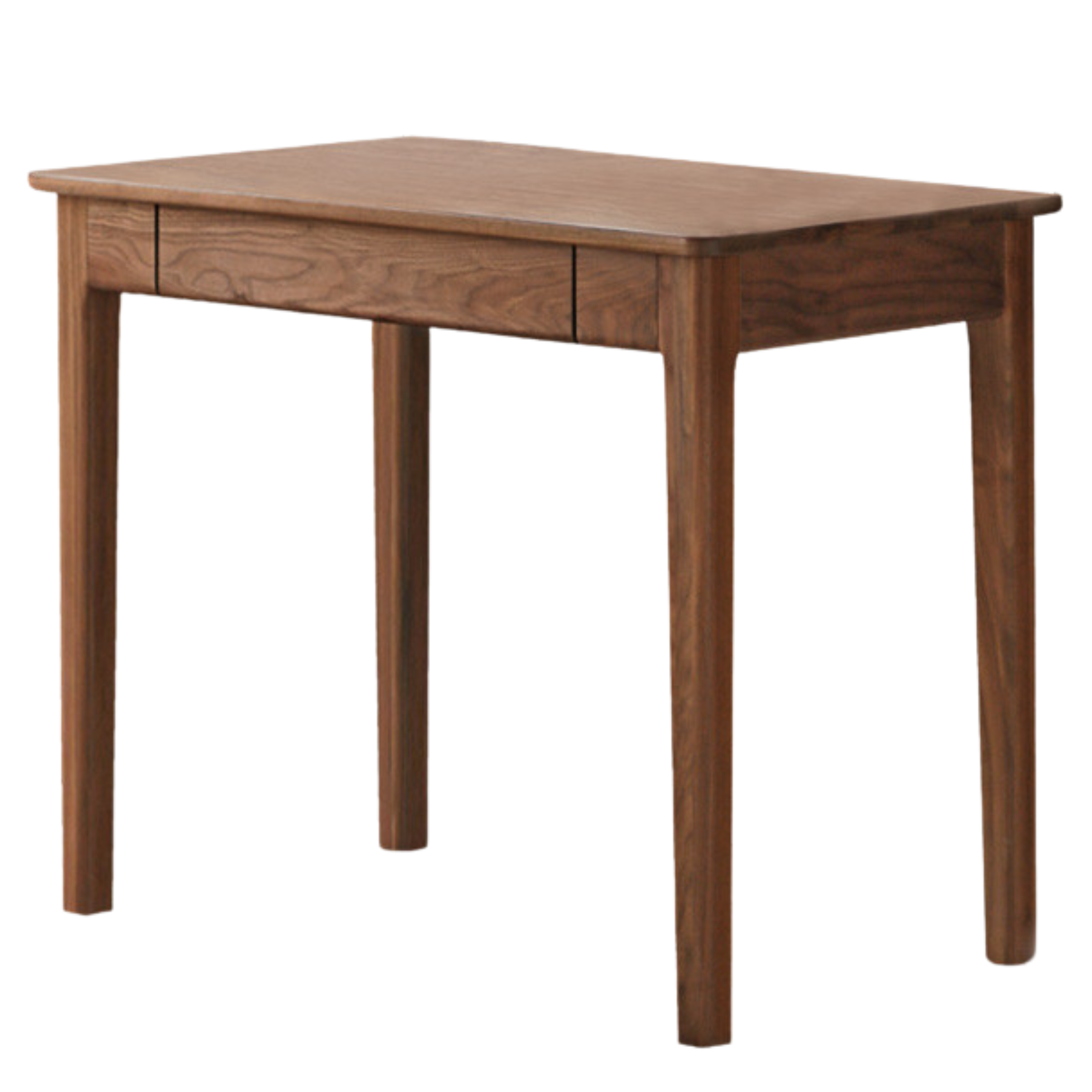 Black Walnut Solid Wood Desk with Drawer New Style