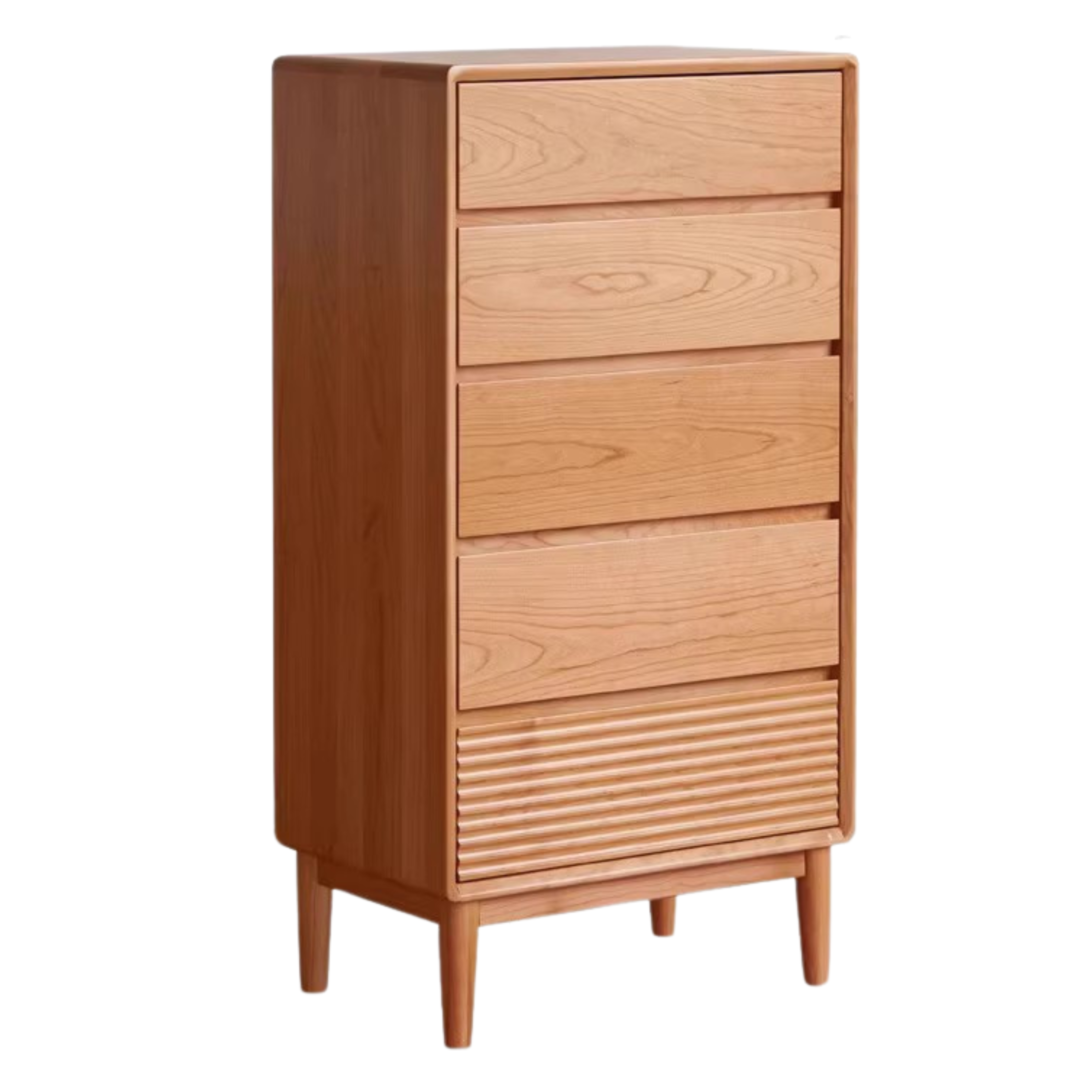 Cherry Solid Wood Chest of Drawers, Drawer Cabinet