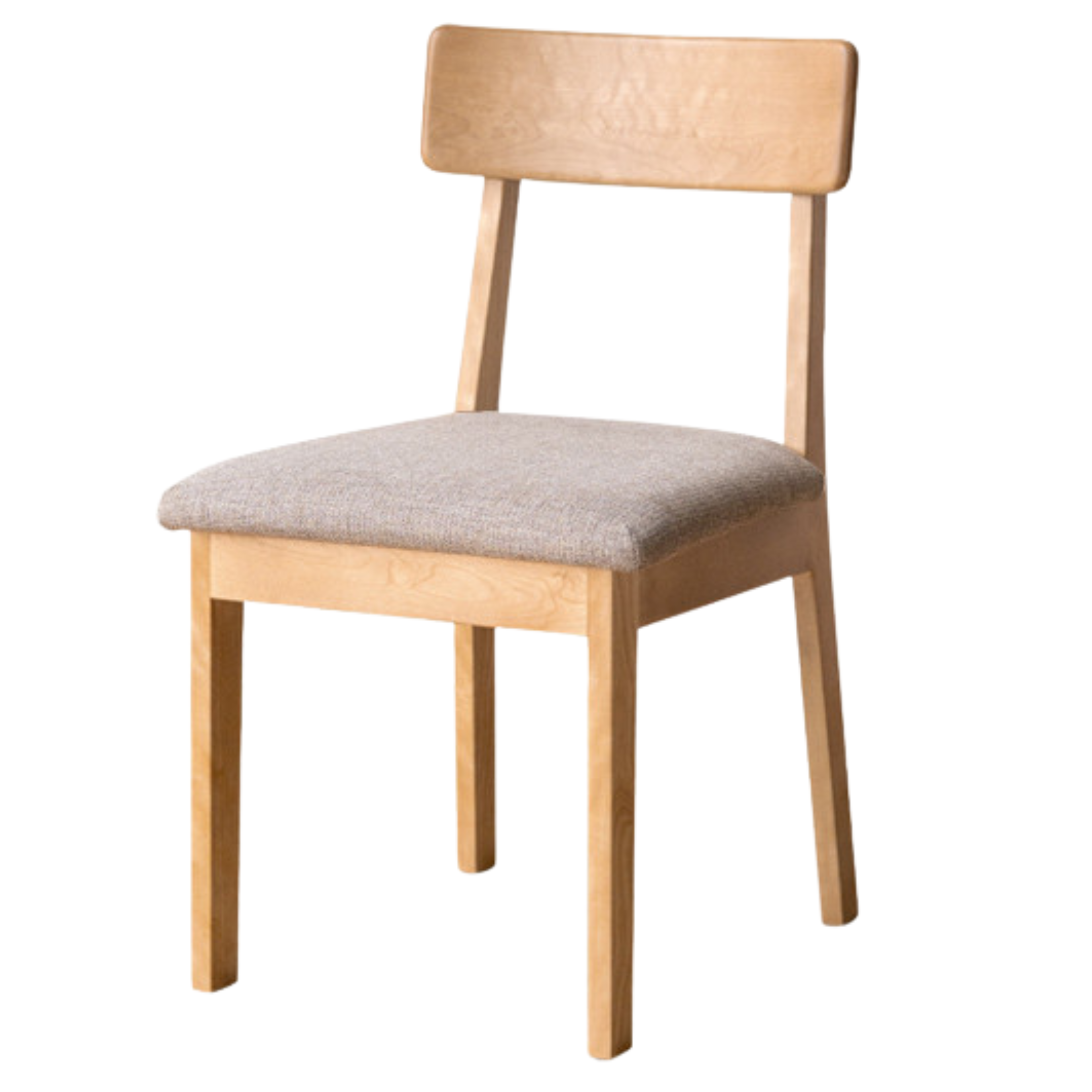 Black Walnut, Ash, Oak Solid Wood, Solid Rubberwood Dining Chair Set of 4