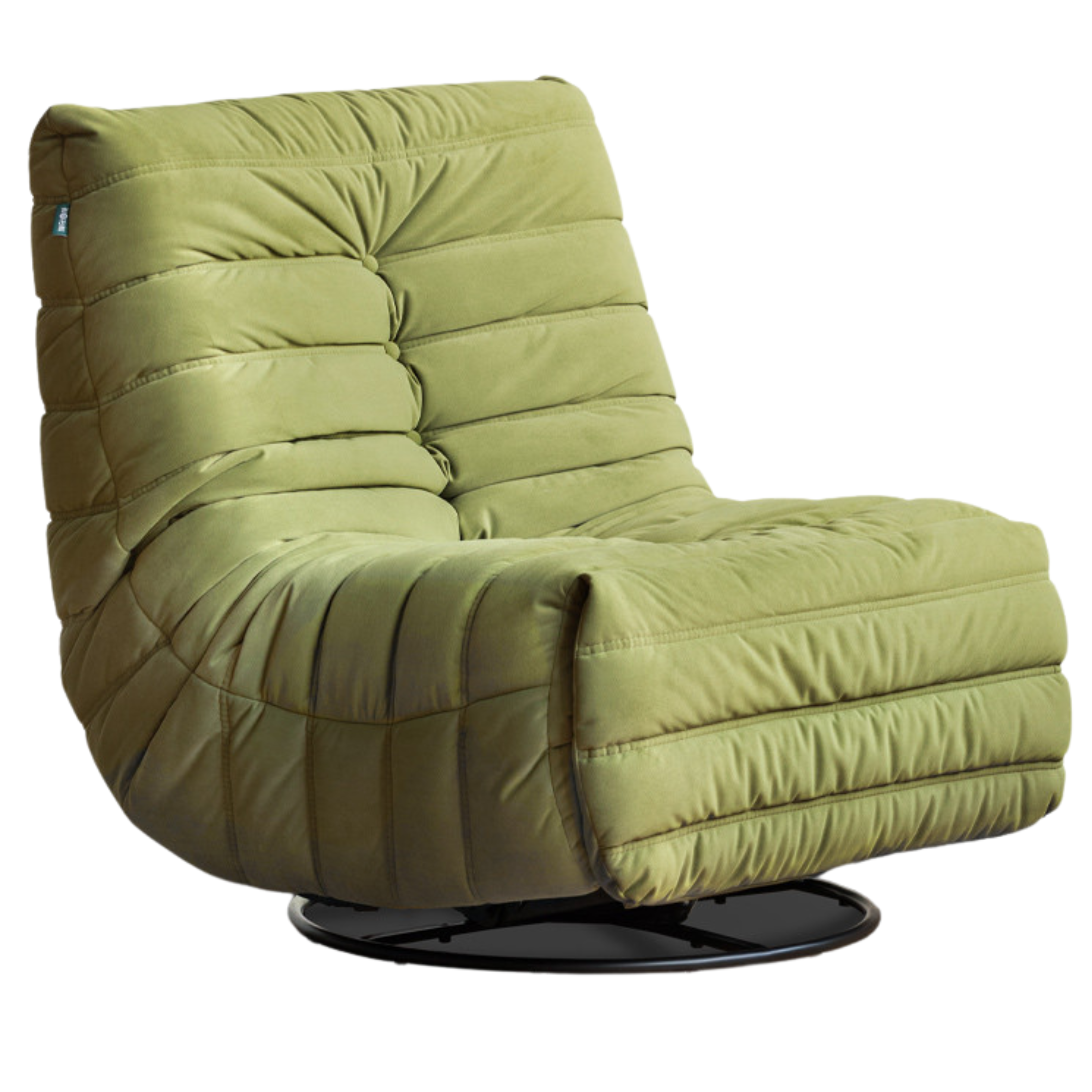 Caterpillar Rotatable Technology Fabric Lazy Chair