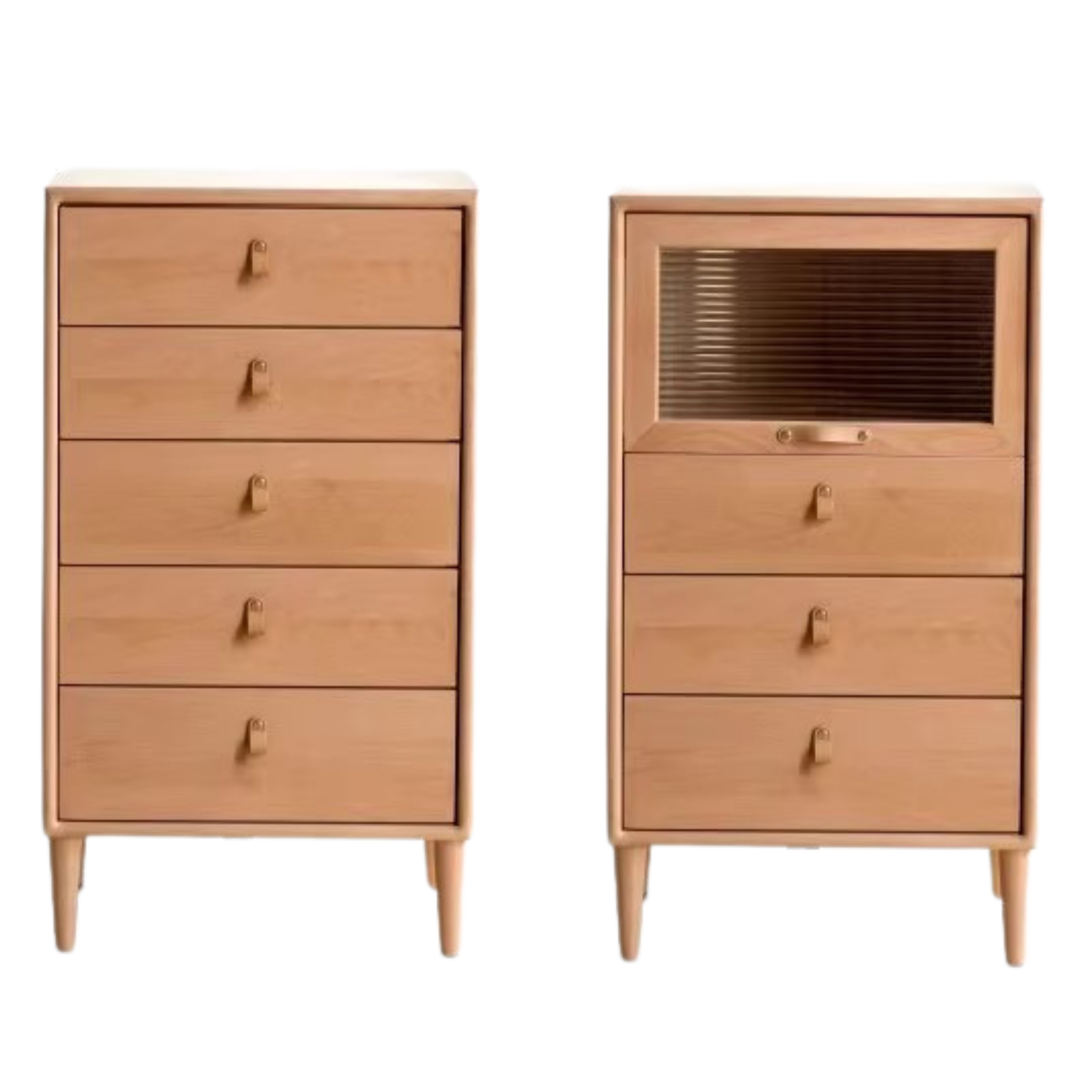 European Beech Chest of Drawers Combination