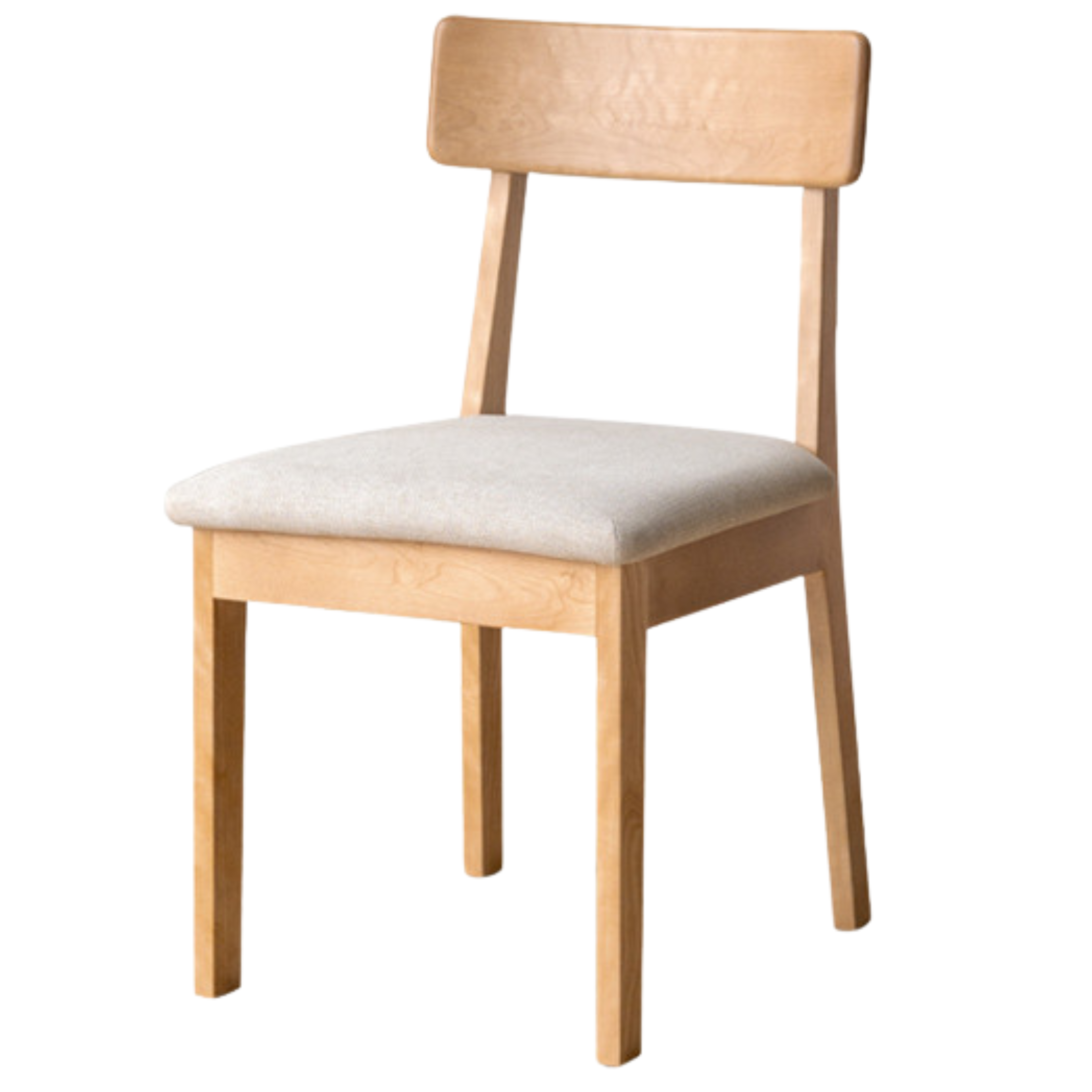 Black Walnut, Ash, Oak Solid Wood, Solid Rubberwood Dining Chair Set of 4