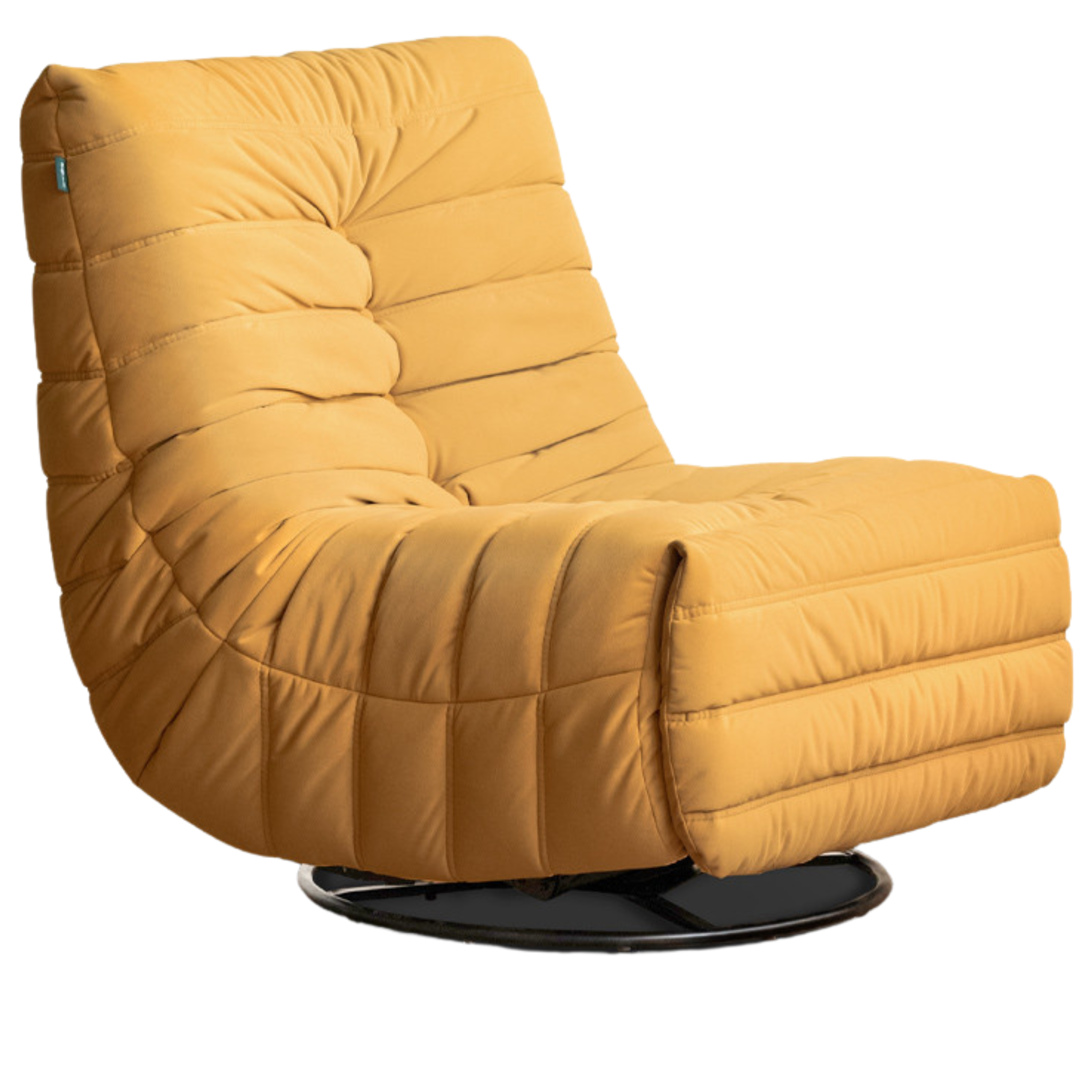 Caterpillar Rotatable Technology Fabric Lazy Chair