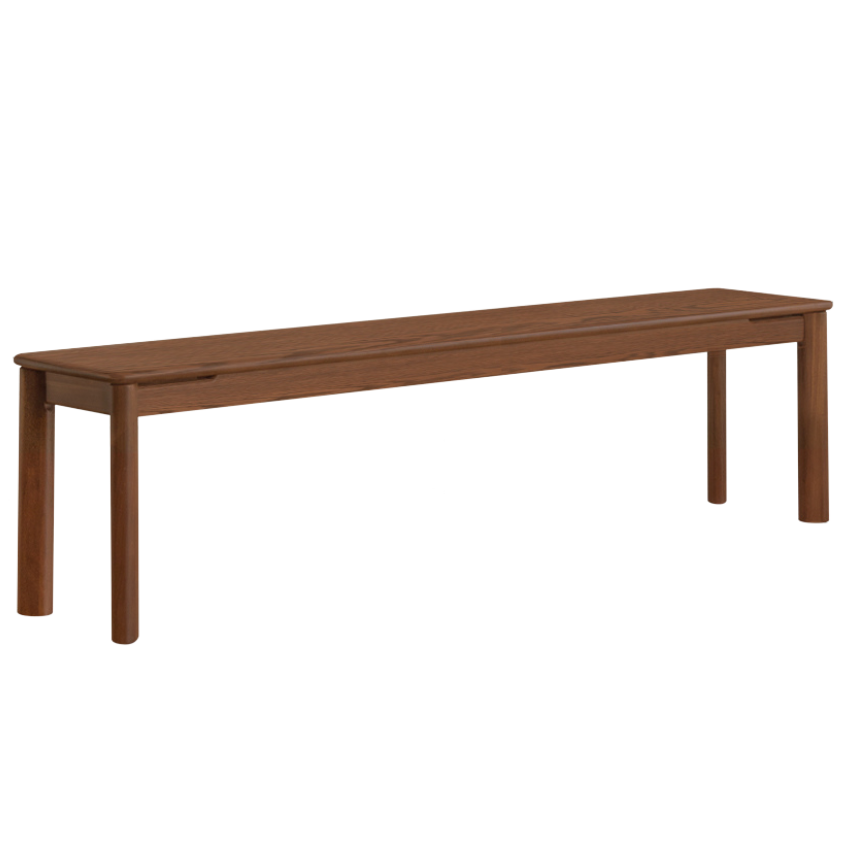 Oak Solid Wood Modern Long Bench.