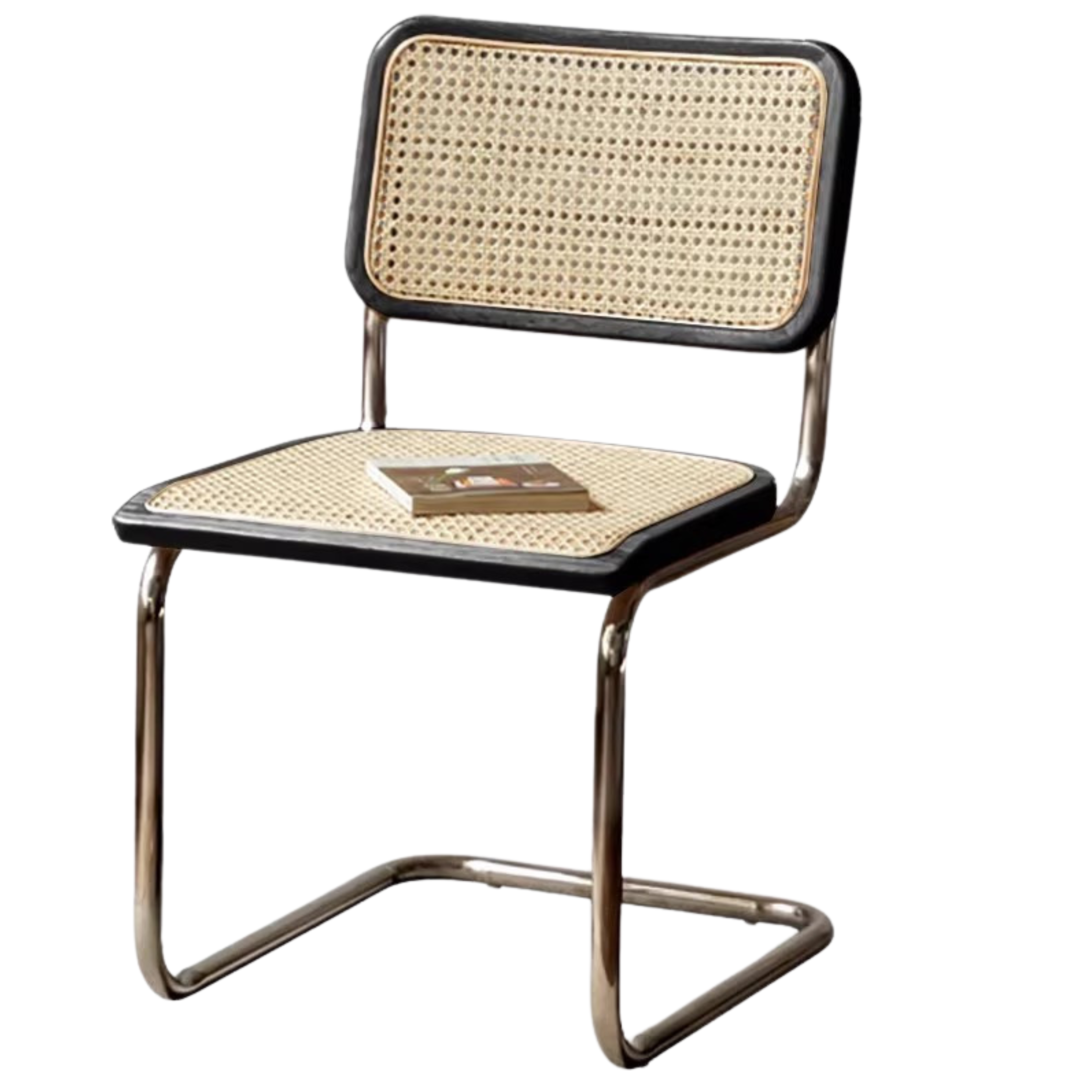 Oak Solid Wood Rattan Suspended Chair Set of 4pcs