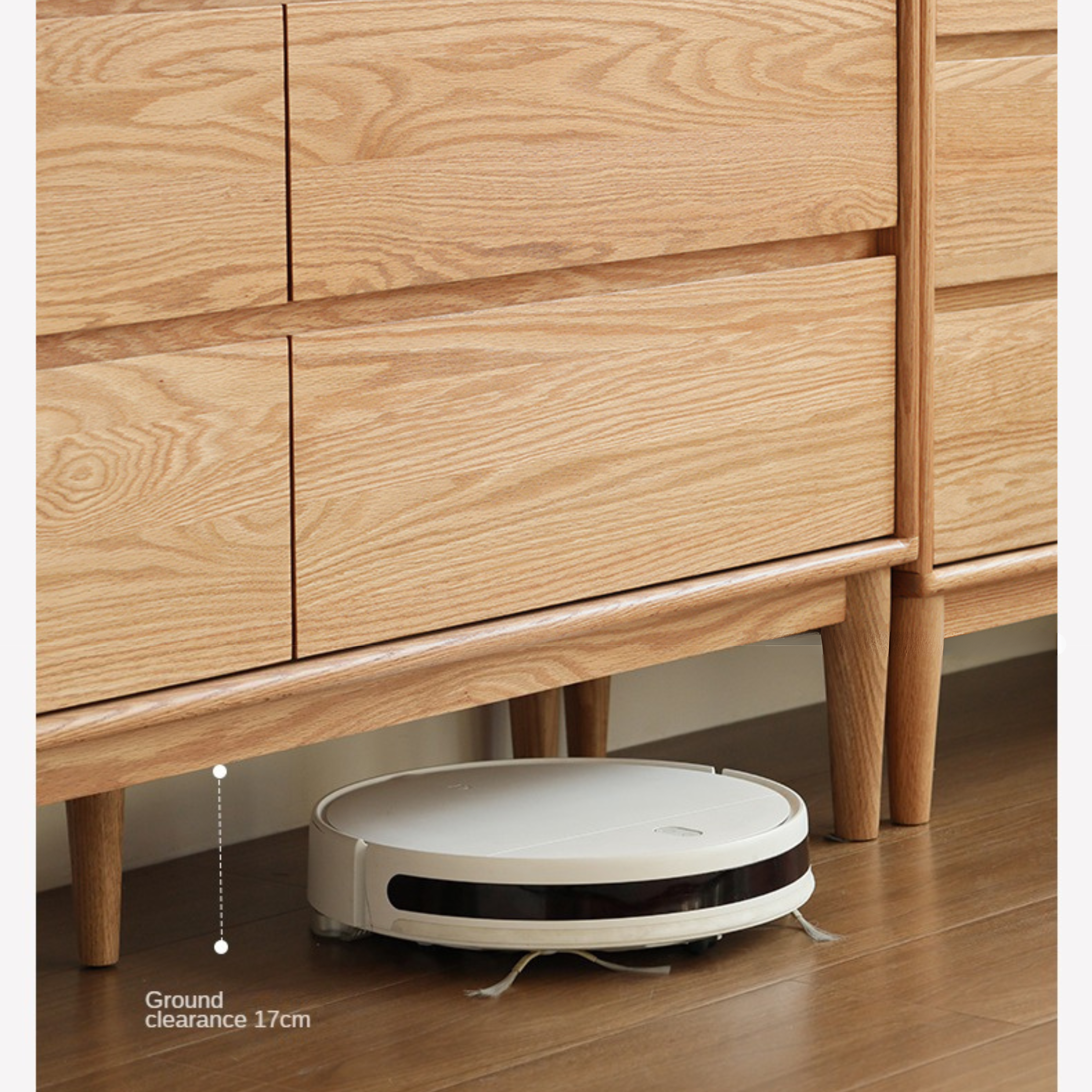 Oak Solid Wood Small Chest of Drawers