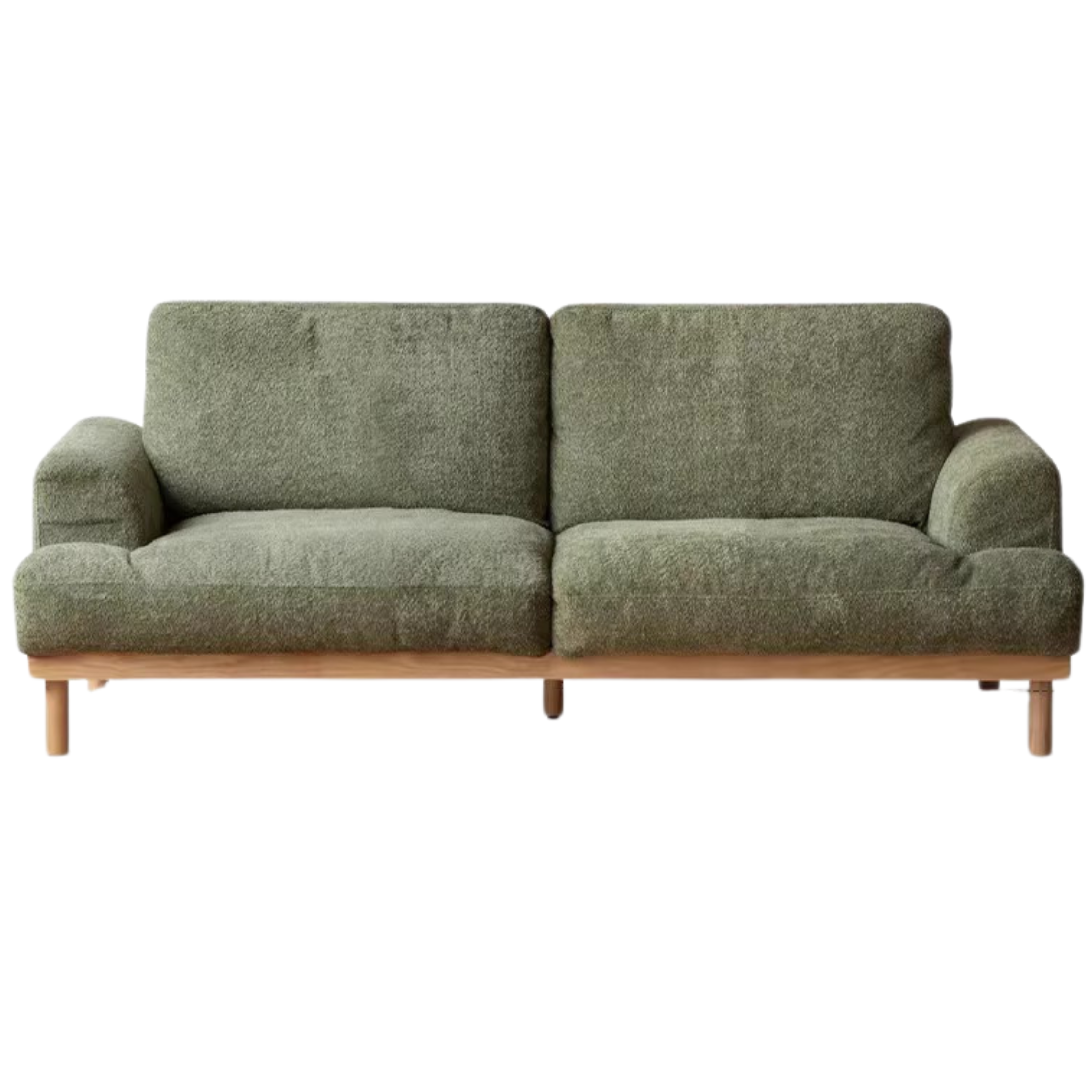 Ash Solid Wood Fabric Sofa Nordic Modern