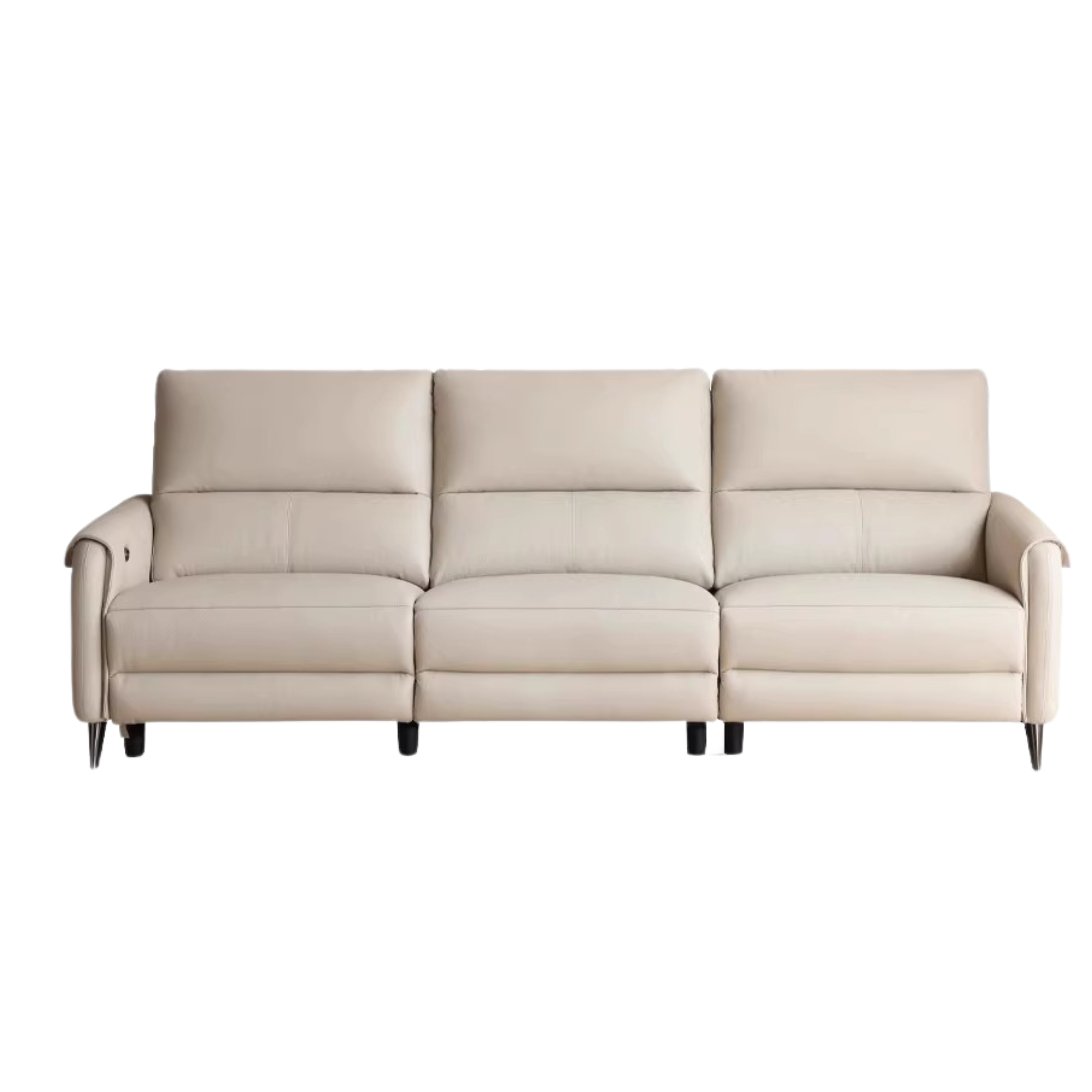 Genuine Leather Zero Wall Multifunctional Electric Sofa, Top Layer Cowhide Sofa.