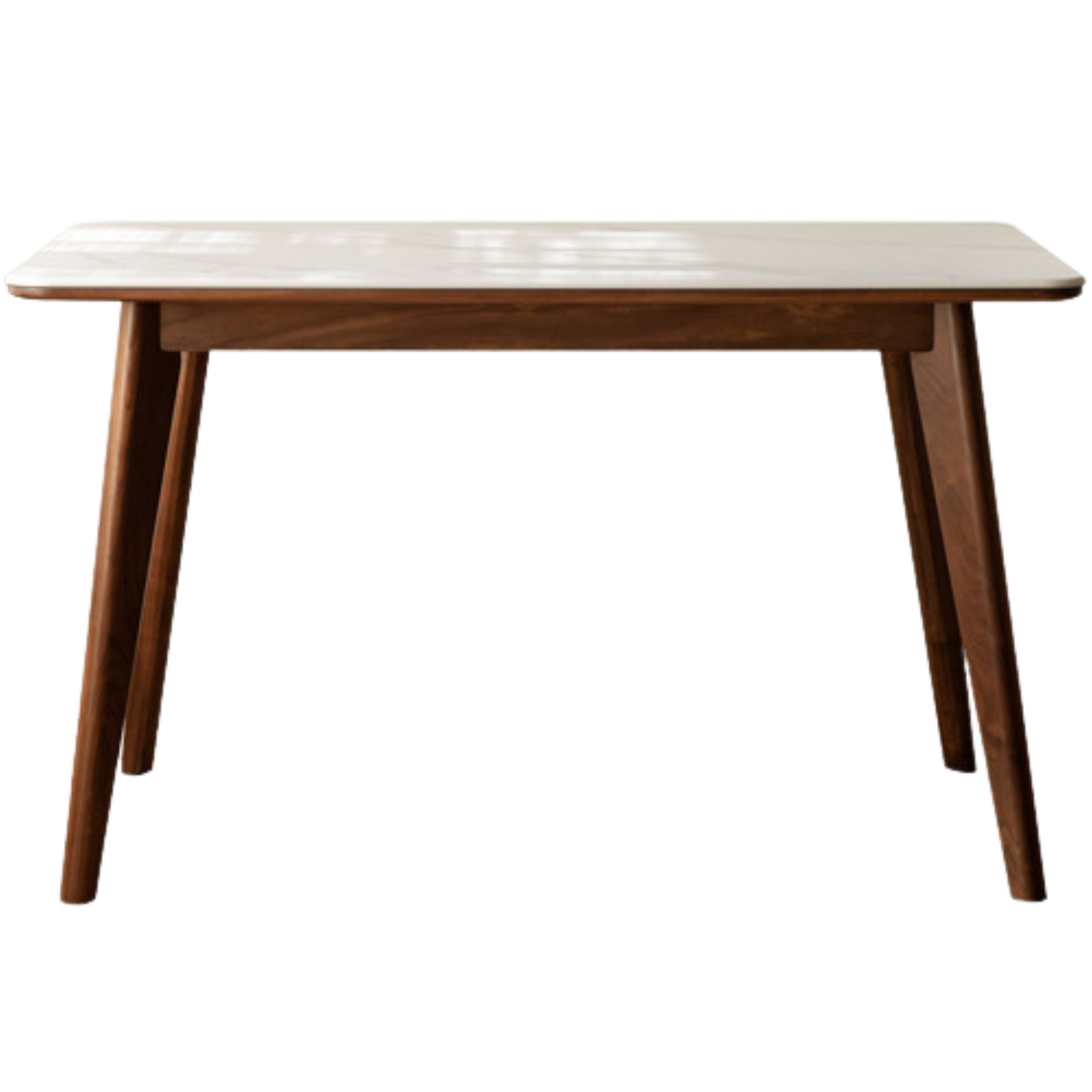 Ash, Black Walnut, Sandalwood Solid Wood Rock Plate Nordic Dining Table