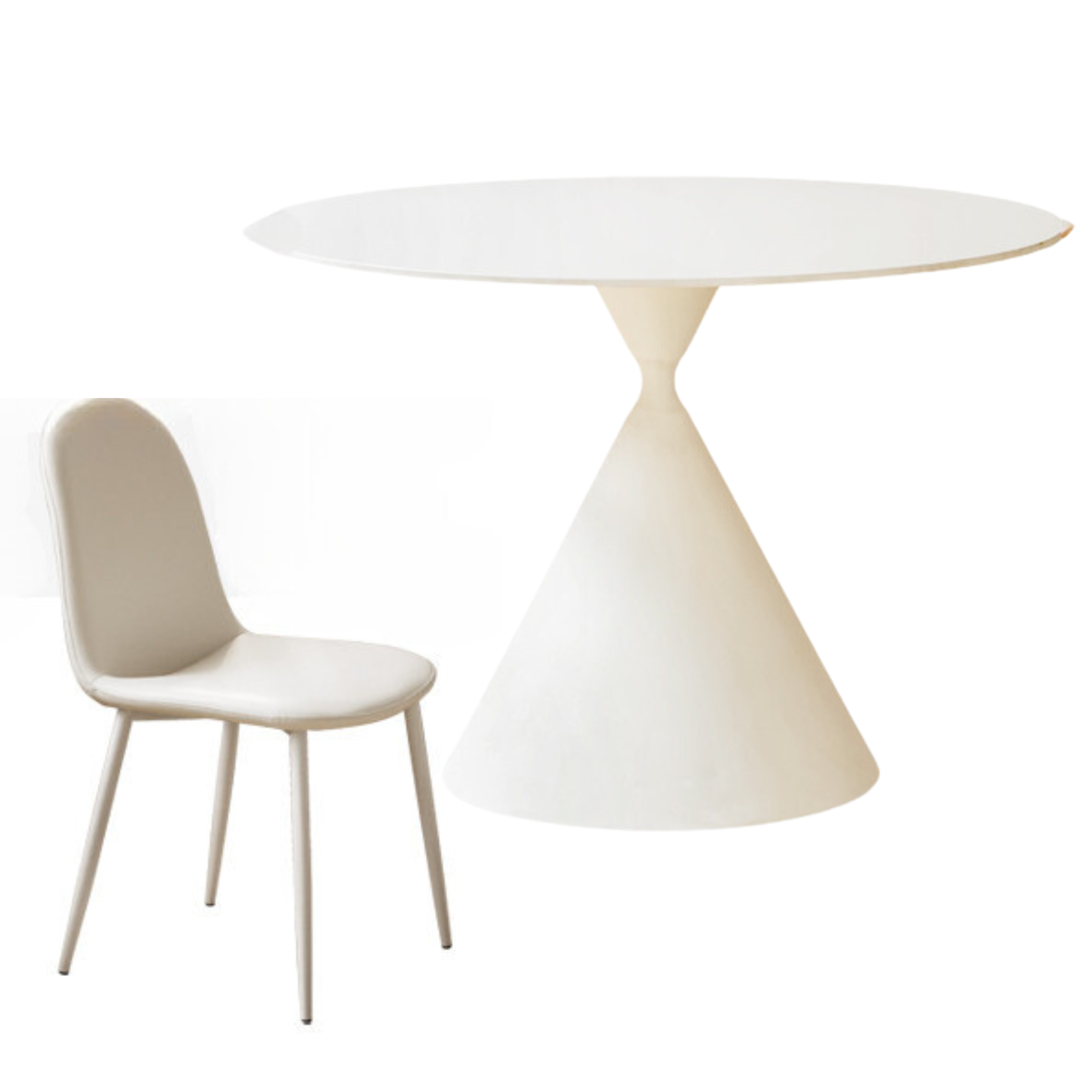 Rock Cream Style Round Table.